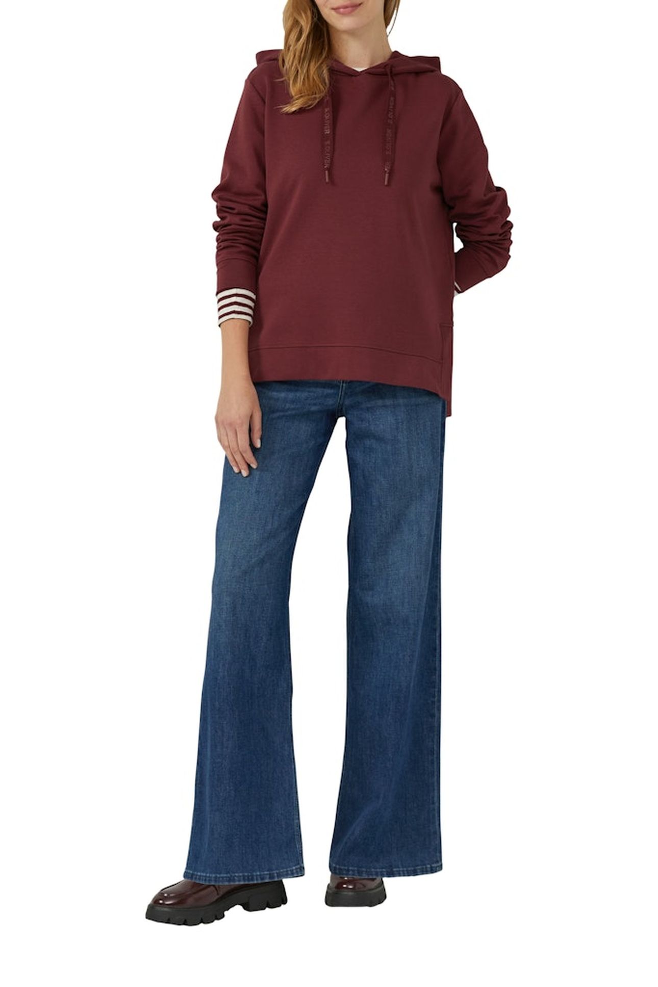 S.OLIVER SWEATSHIRTS BURGUNDY 1
