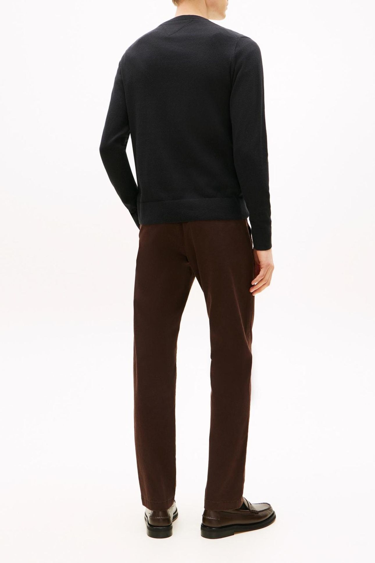 PIMA COTTON CASHMERE SWEATER BLACK 7