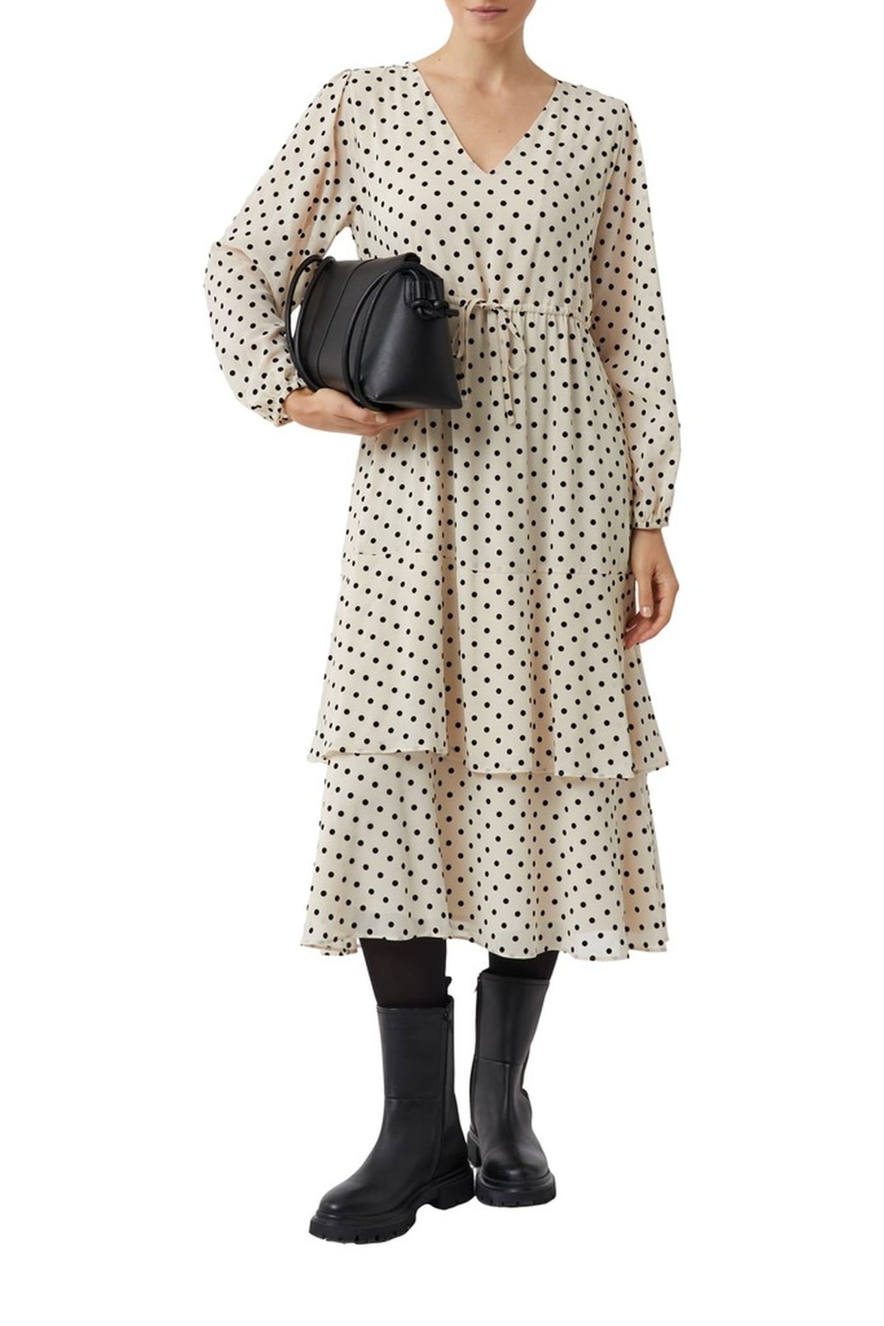 COMMA DRESSES BEIGE 3