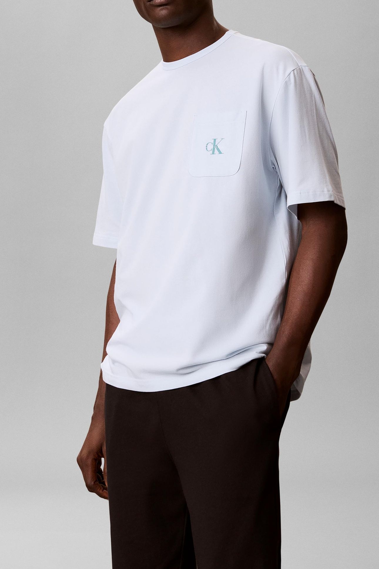 MONOGRAM S/S CREW NECK BALLAD BLUE 5