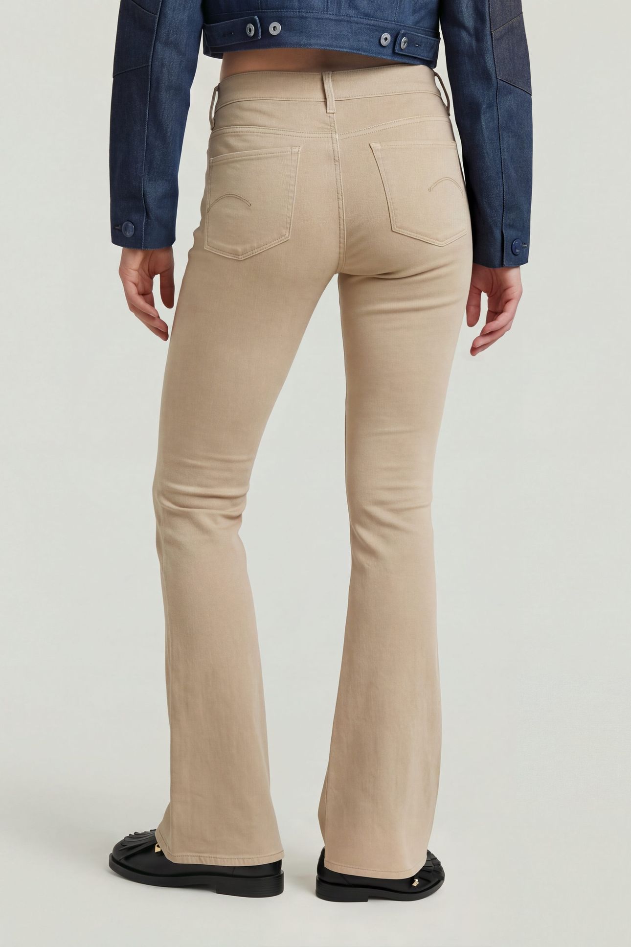 3301 FLARE CHINO BEIGE/KHAKI 2
