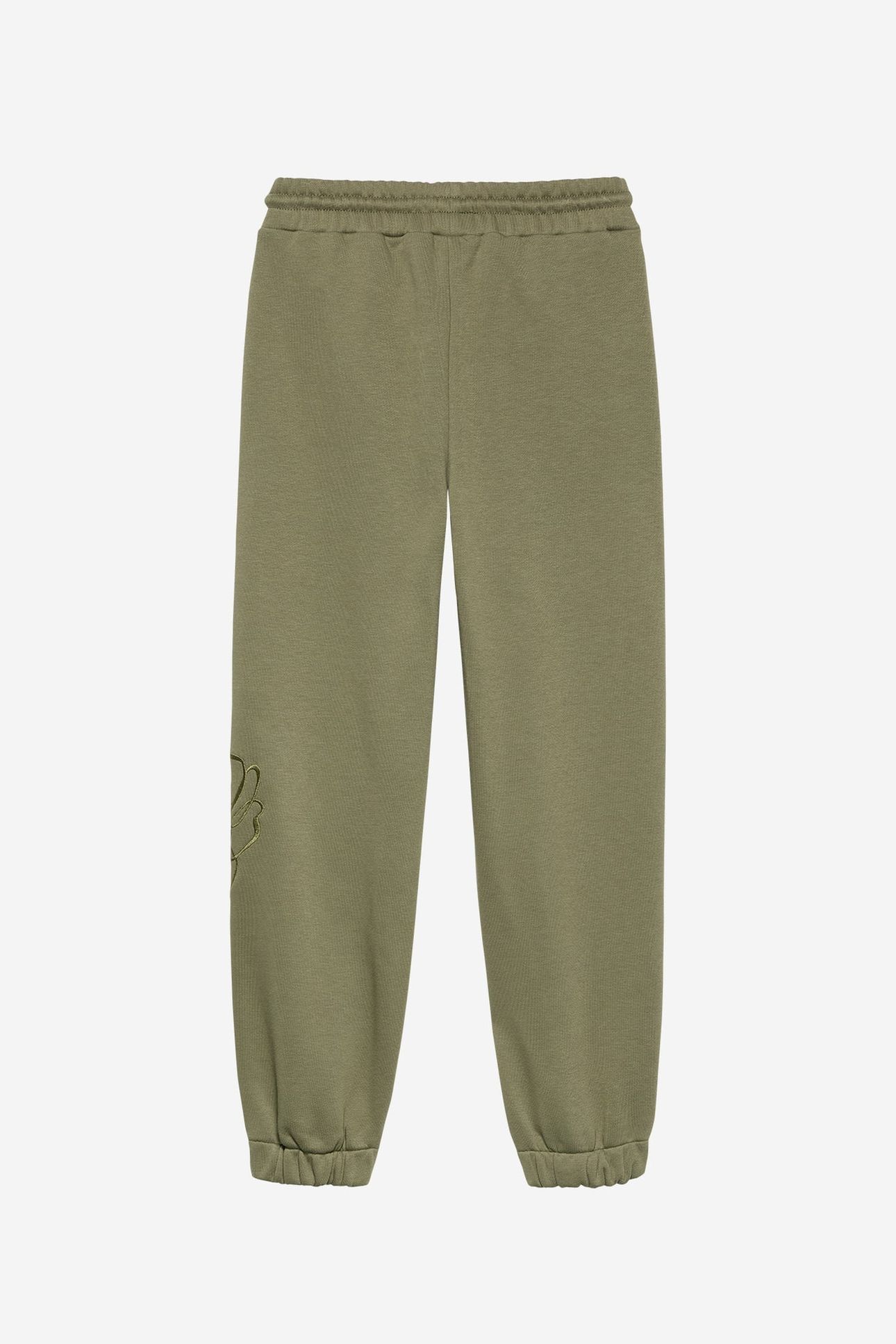 DERYA SWEATPANTS BRONZE GREEN 1