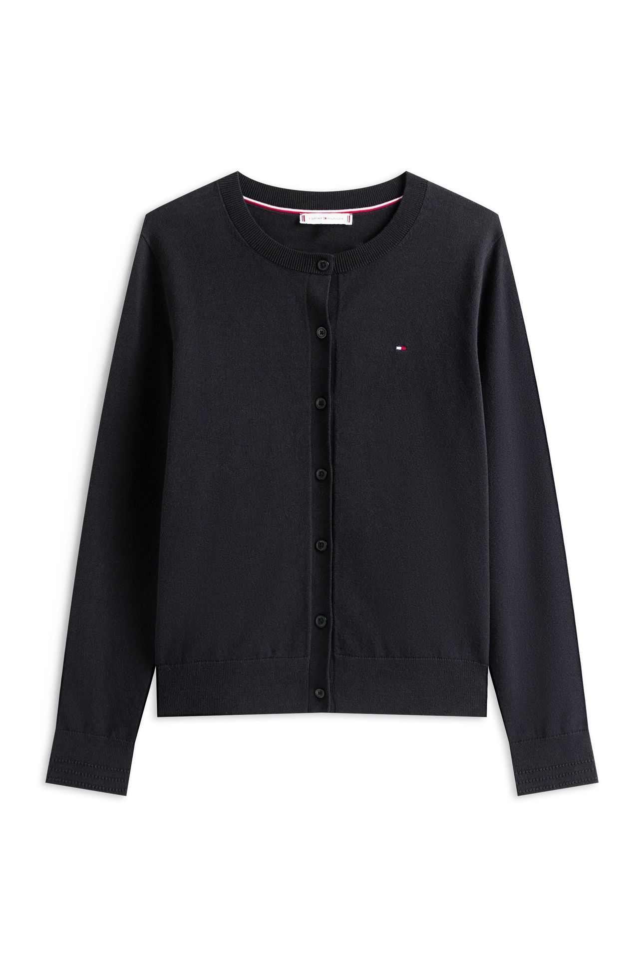 COTTON JERSEY CREW NECK BLACK 4