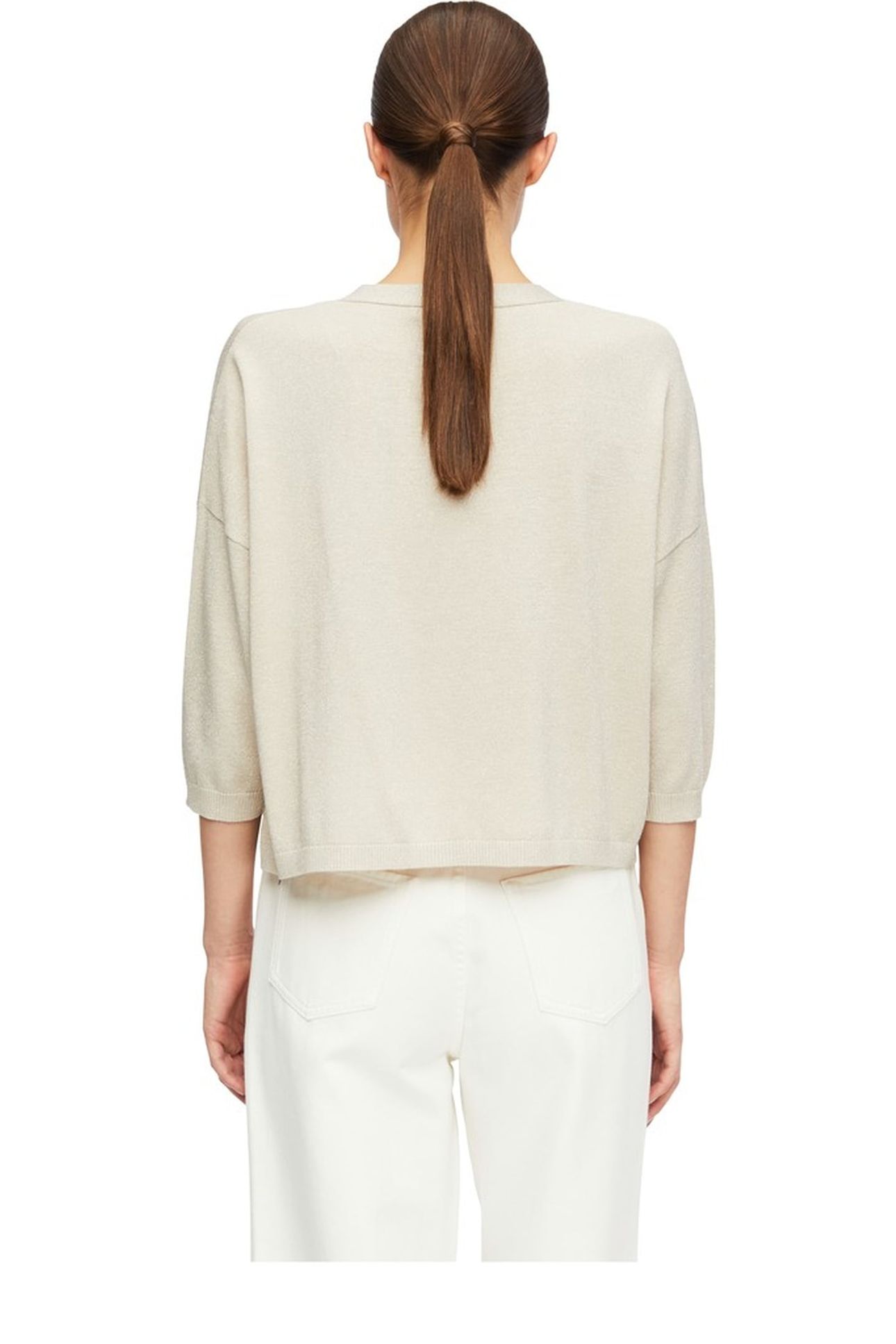 COMMA CARDIGAN GREY/BLACK 2