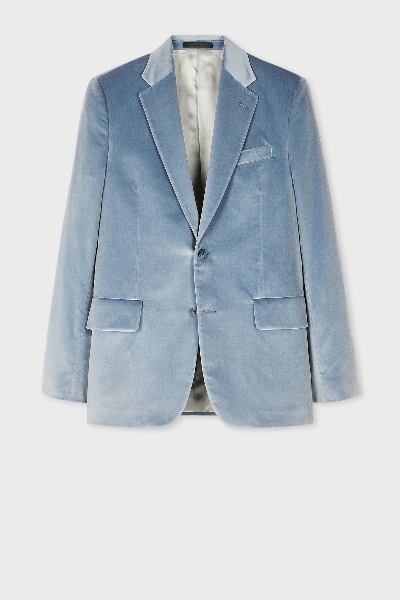 MENS TAILORED FIT 2 BUTTON JACKET LIGHT BLUE 4