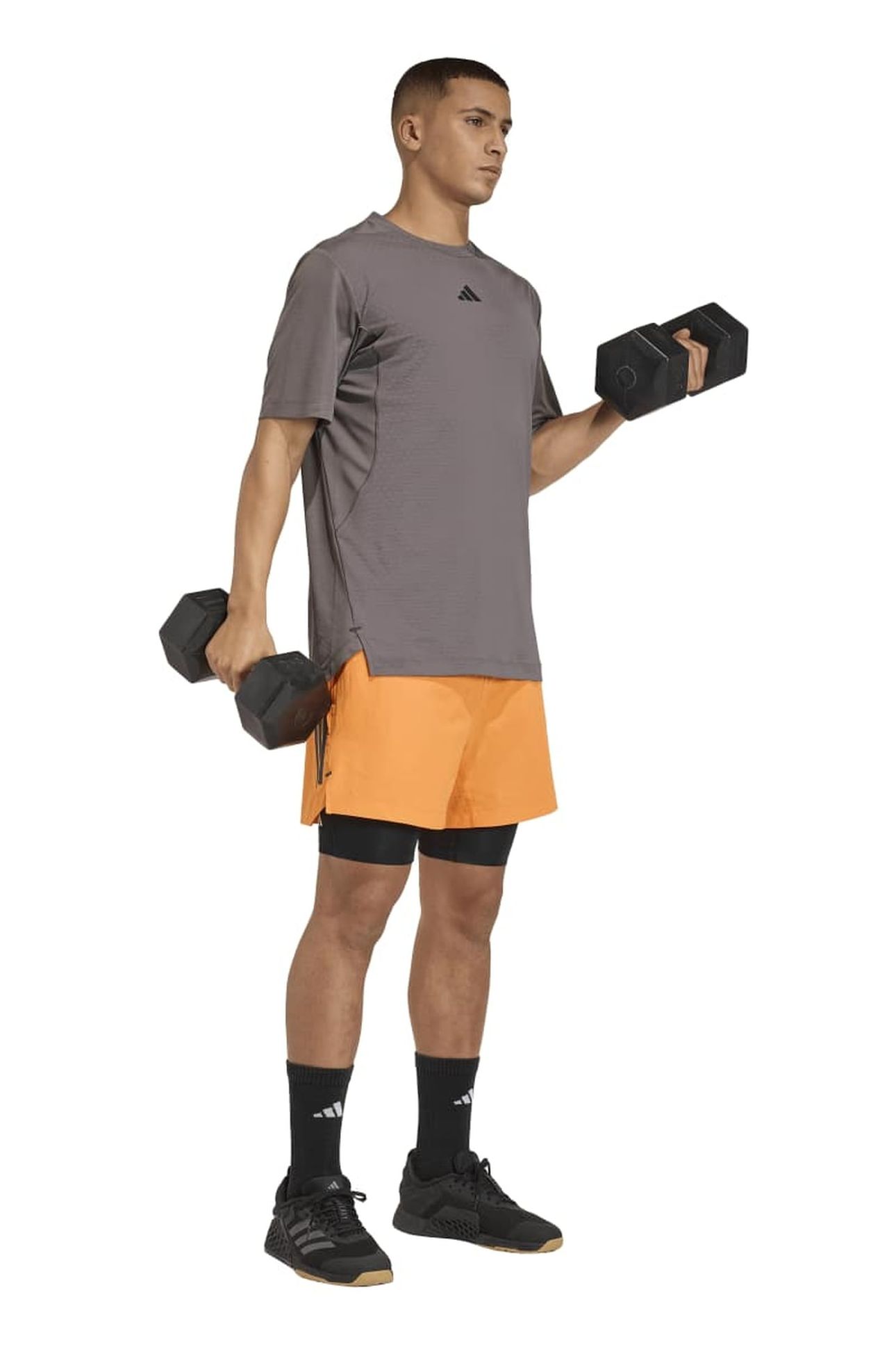 UNISEX D4T PRIMELIFT TEE CHARCOAL 6