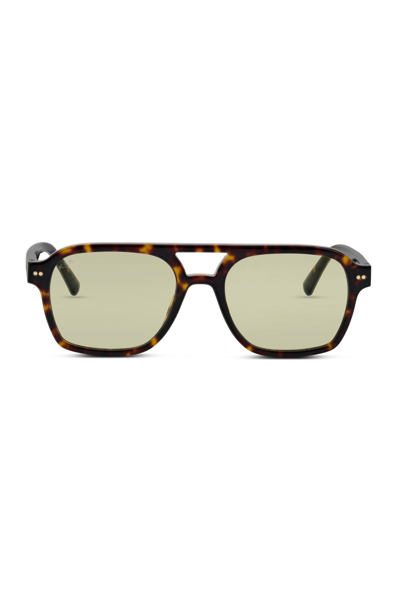 UNISEX ZURICH OVERSIZE DARK TORTOISE GREEN 3