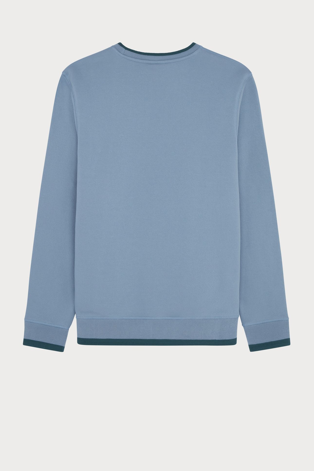 MENS REG FIT SWEATSHIRT ZEBRA MONO LIGHT BLUE 7