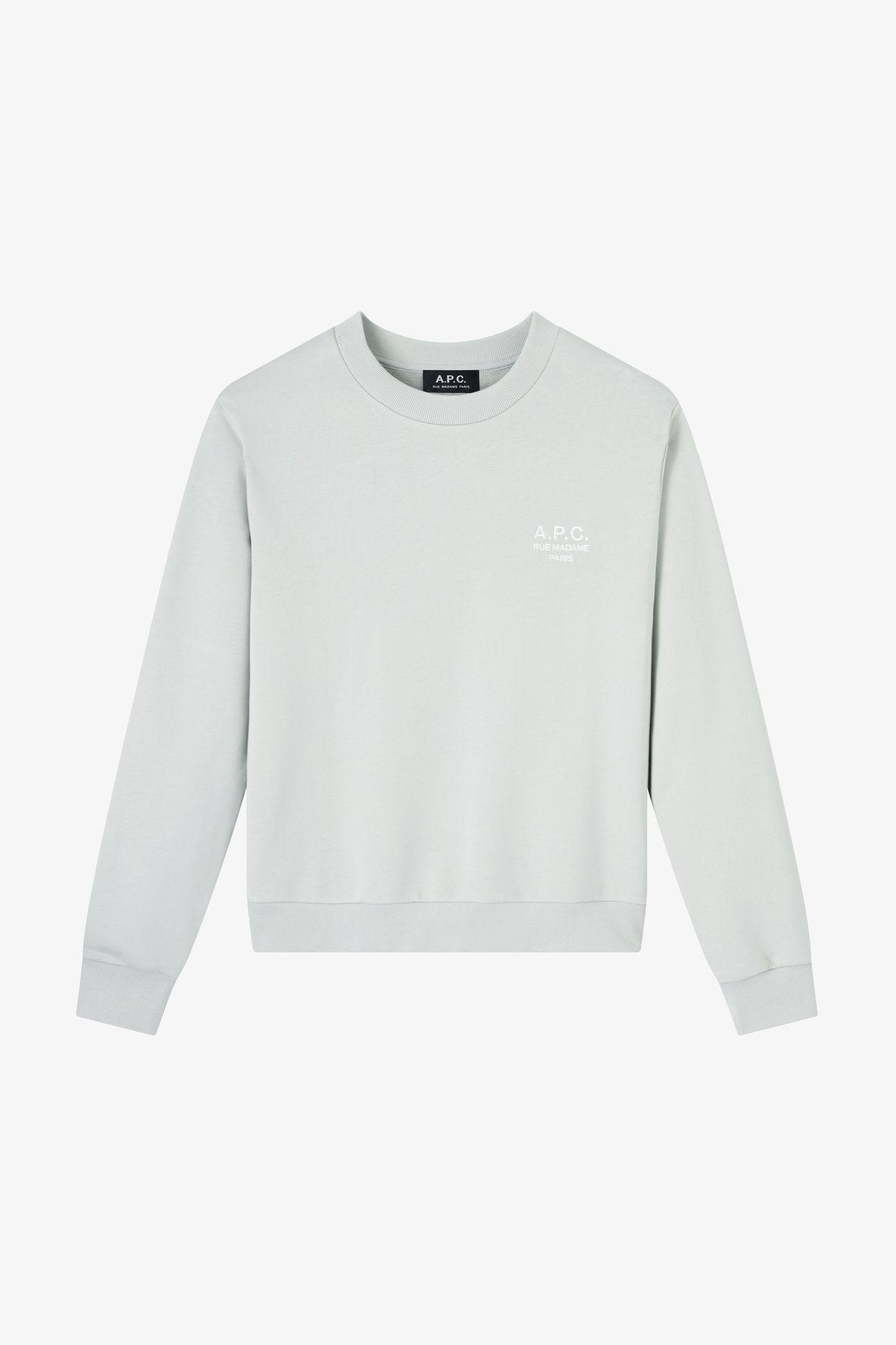 UNISEX SWEATSHIRT STANDARD RUE MADAME BLUE GREY/WHITE 4
