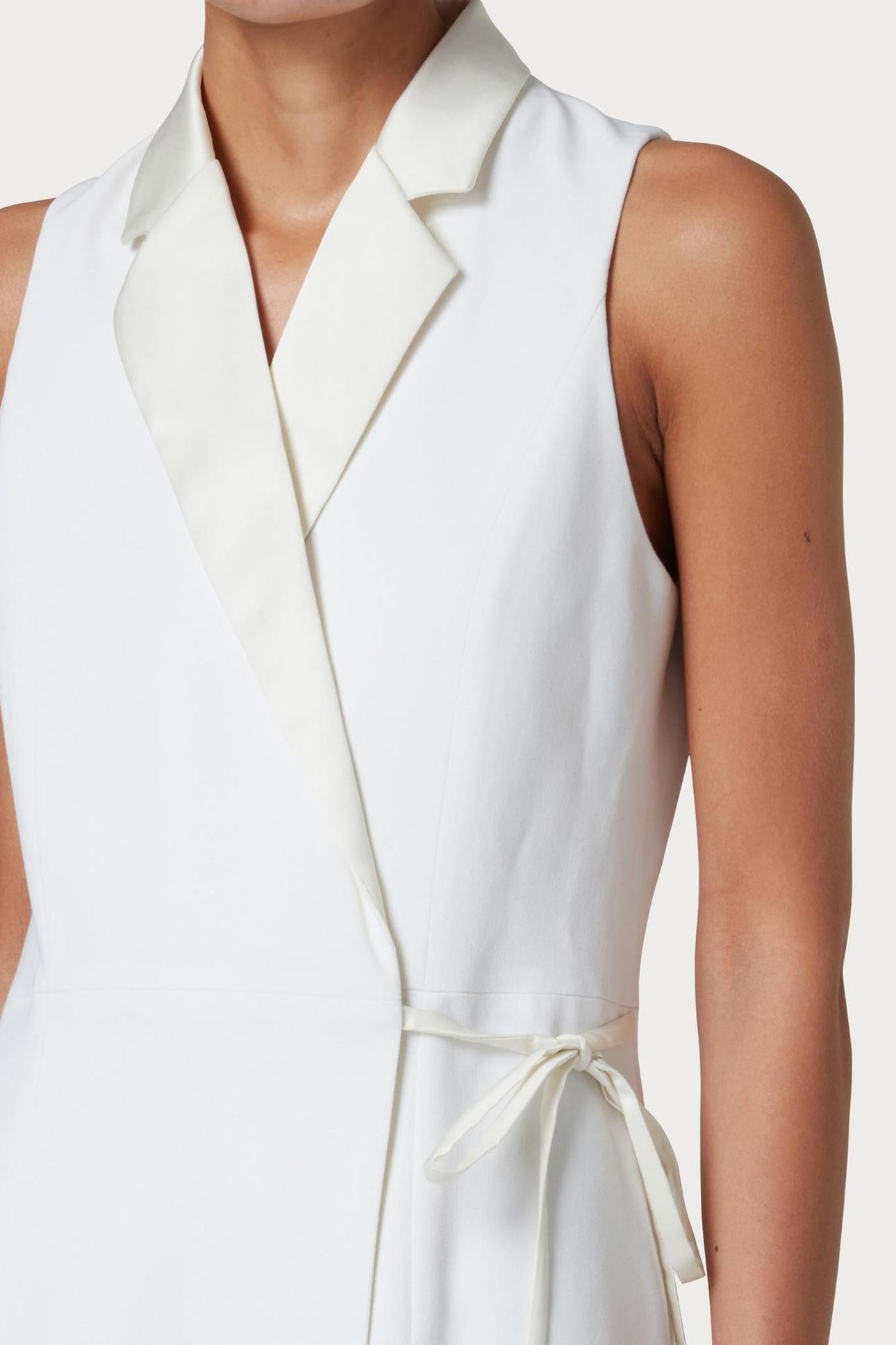 WOMENS TUX DRESS OFF WHITE 8