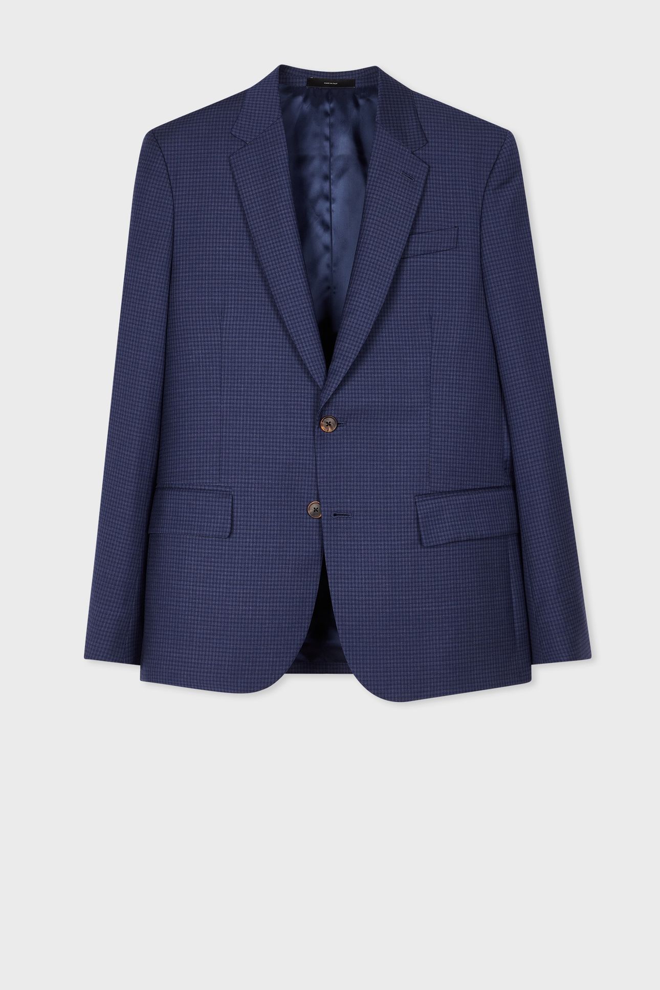 GENTS TAILORED FIT 2BTN JACKET BLUE 4