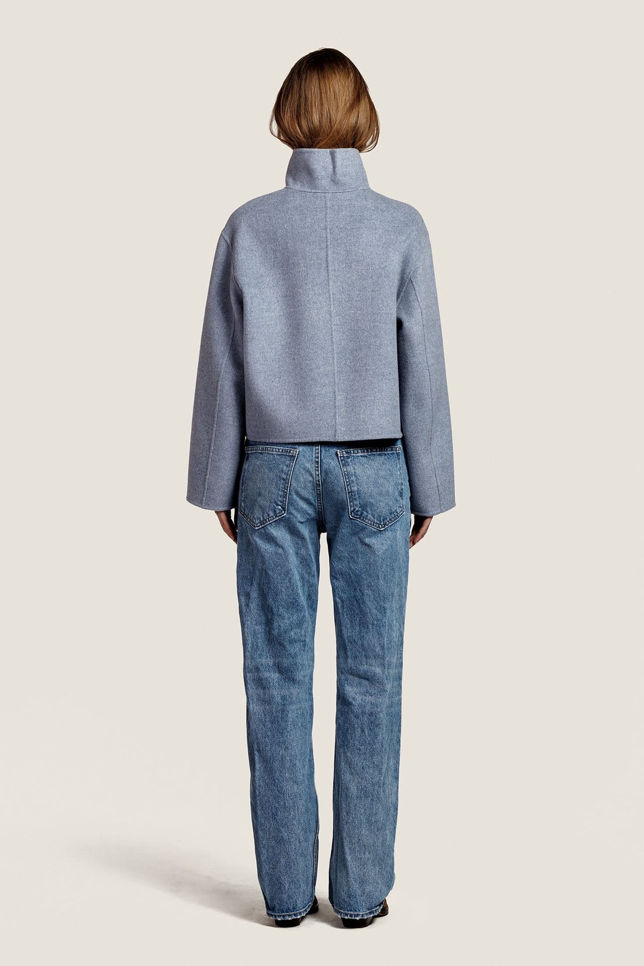 GIANNA WOOL JACKET GREY BLUE 3