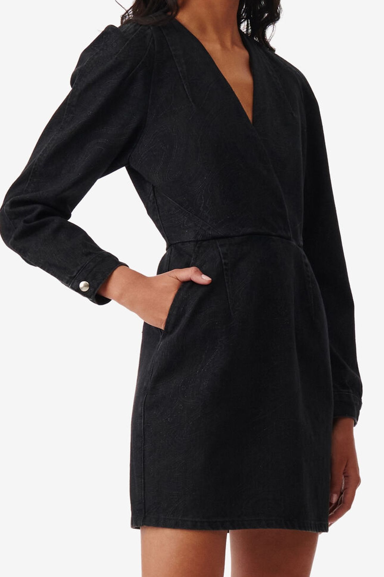 DORA DRESS BLACK / STRASS 3