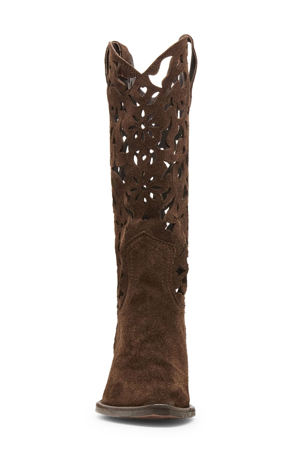 ALBANY-CUTOUT BOOTS BROWN SUEDE 5