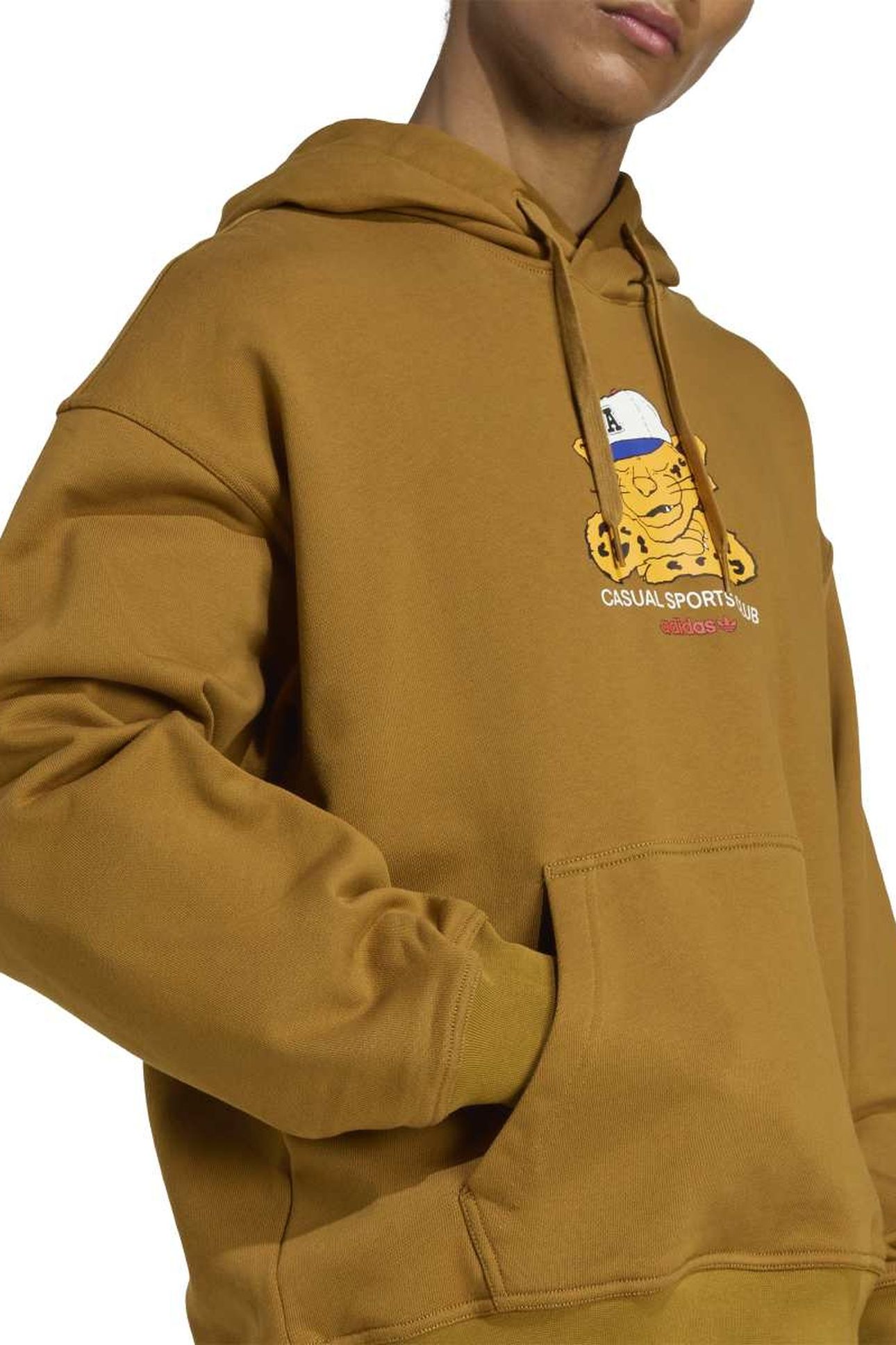 UNISEX GRAPHIC LOOSE HOODIE BRONZE STRATA 5