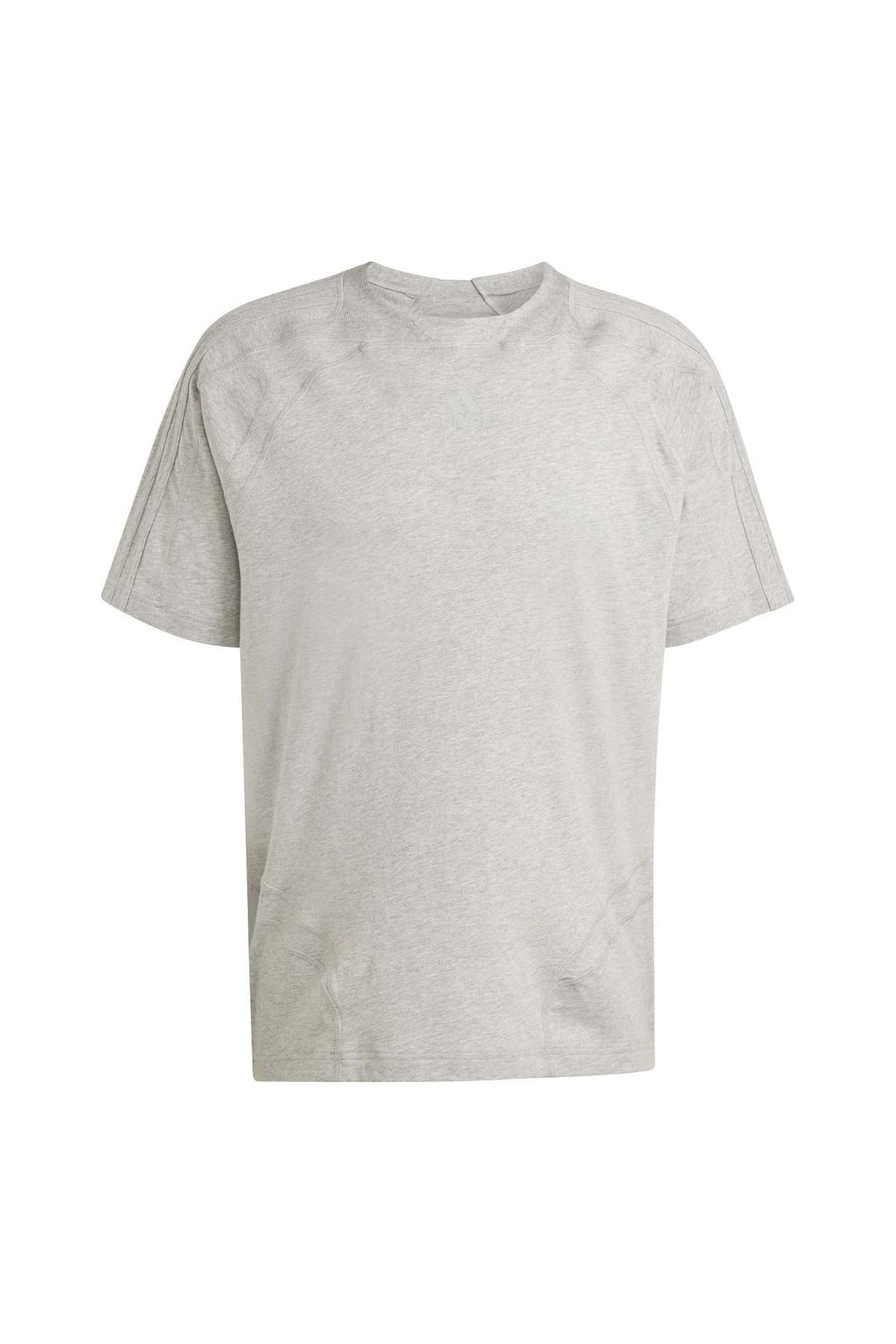 UNISEX CUTLINE CO TEE MEDIUM GREY HEATHER 3