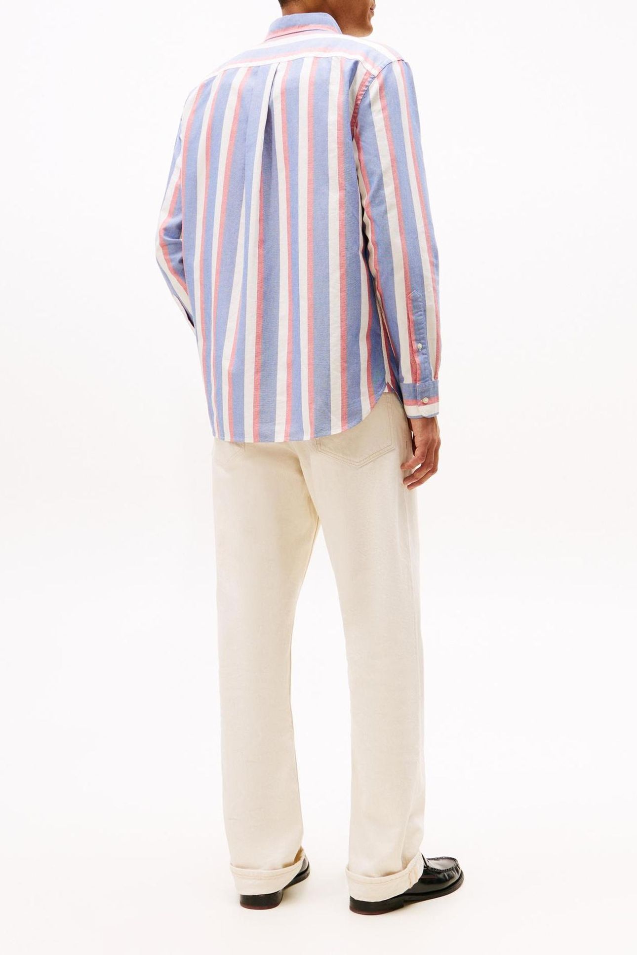 HERITAGE OXFORD ICON WEDGE BLUE/MULTI STRIPE 3