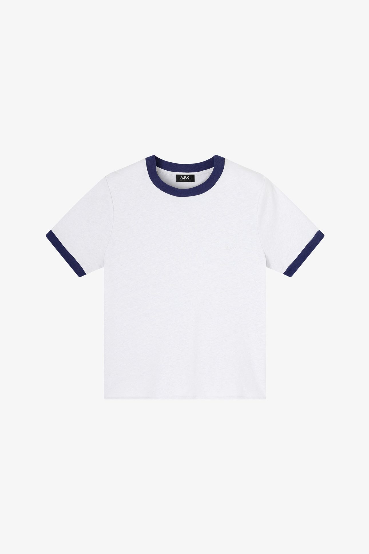 T-SHIRT SHORT SLEEVE CONTRAST CHALK 2