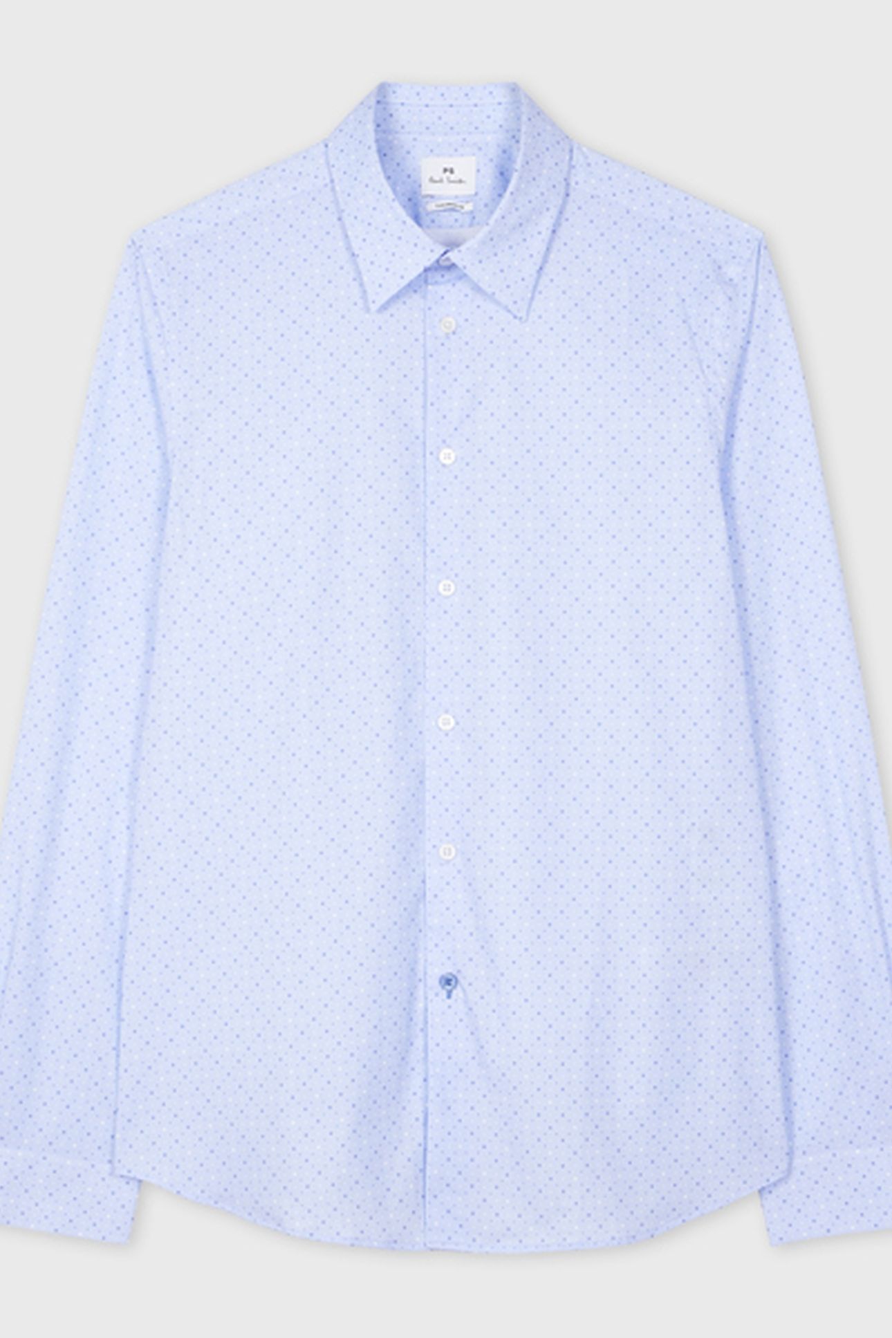 MENS LS TAILORED FIT SHIRT LIGHT BLUE 2