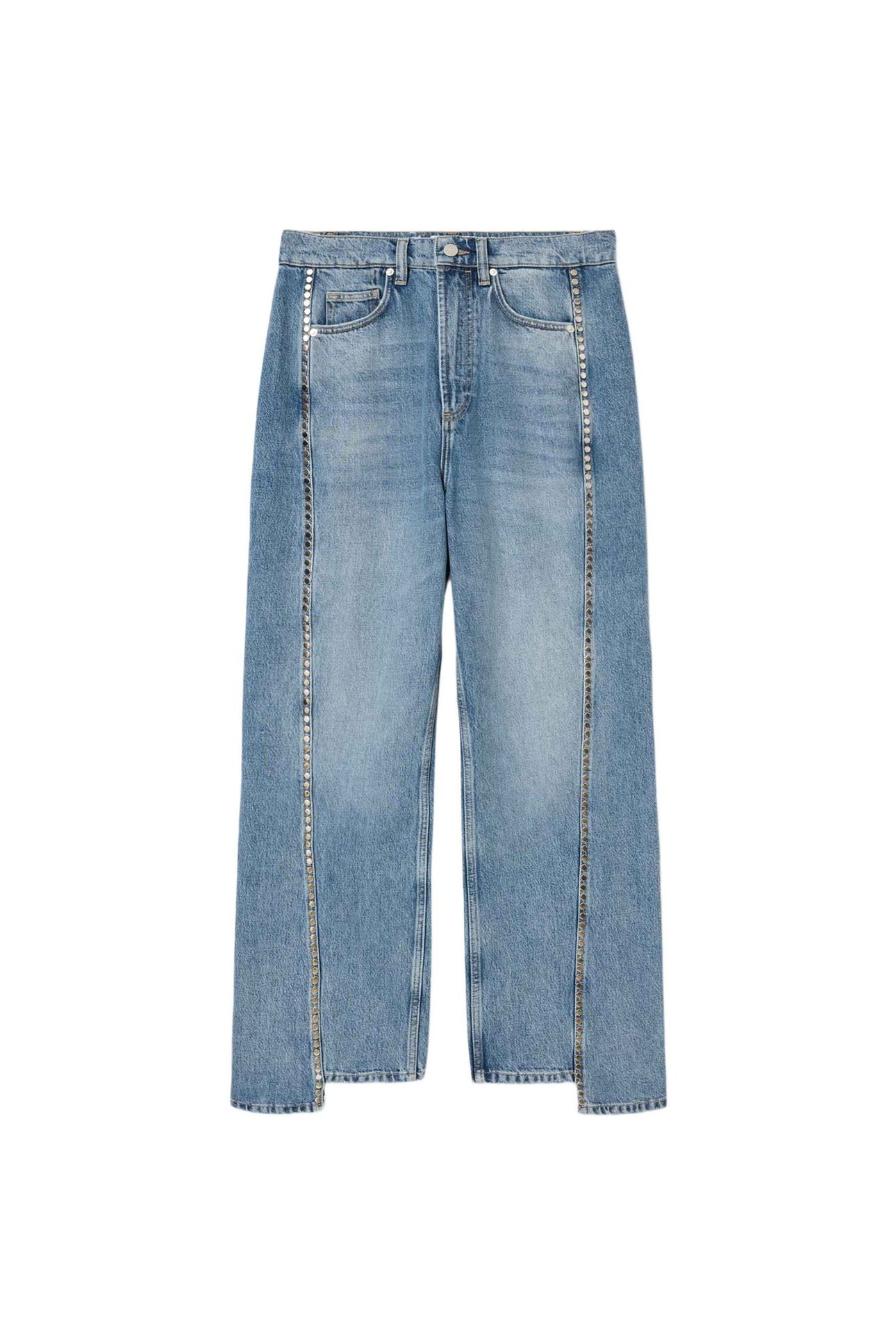 FRANKIE STUD JEAN VINTAGE INDIGO 5