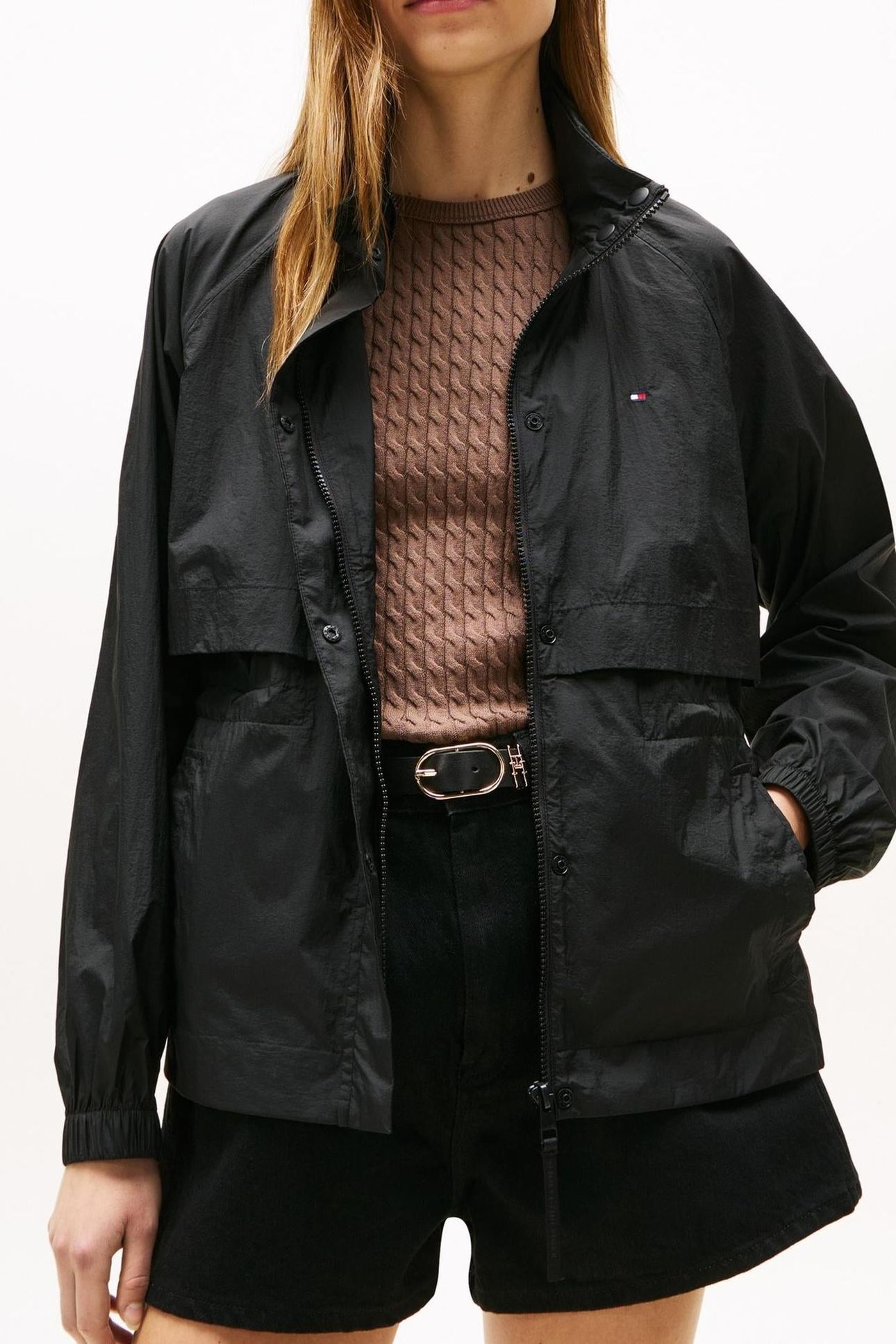 UL NYLON PACKABLE JACKET BLACK 4