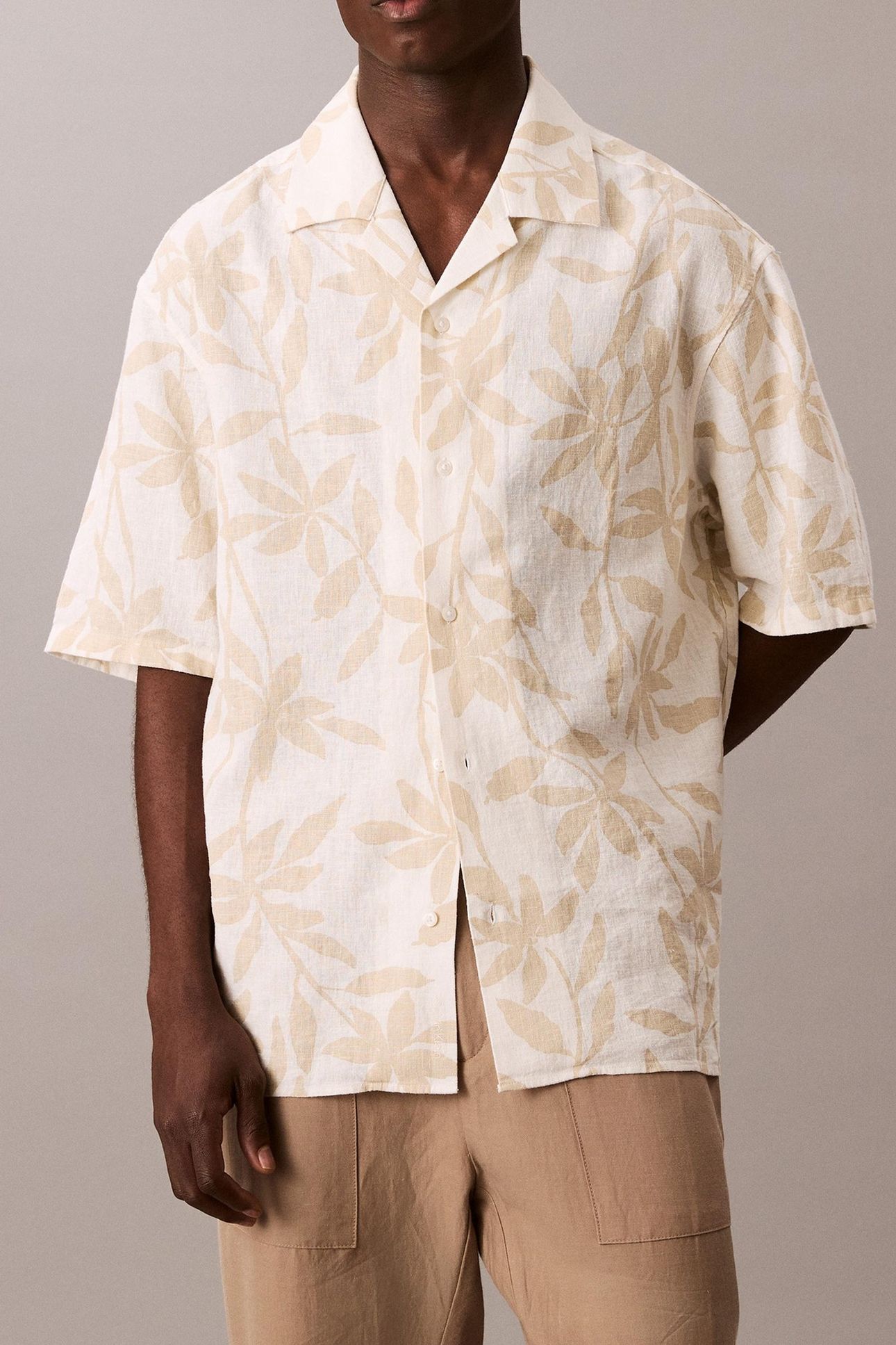 SS CAMP COLLAR SHIRT PISTACHIO SHELL 1