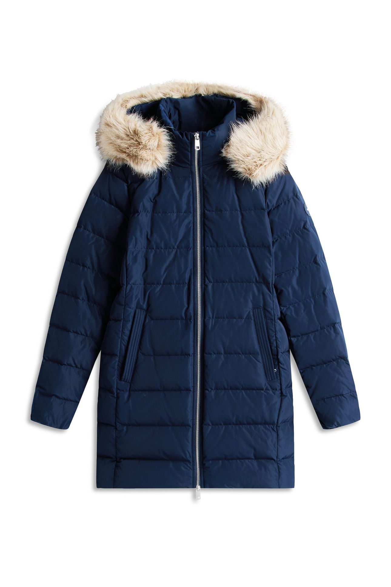 MW DOWN SLIM COAT DARK NIGHT NAVY 3