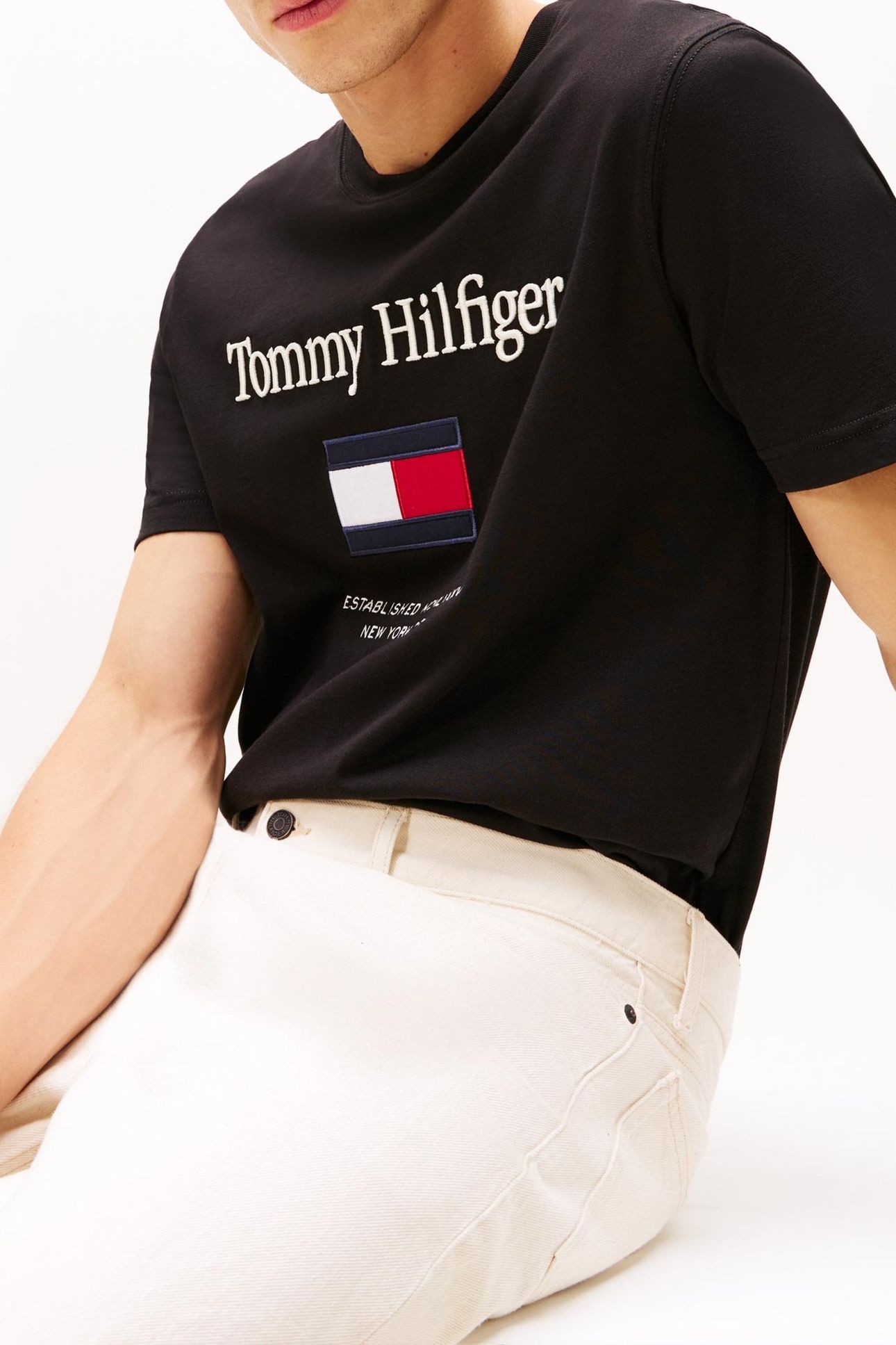 HILFIGER EMBRO FLAG BLACK 6
