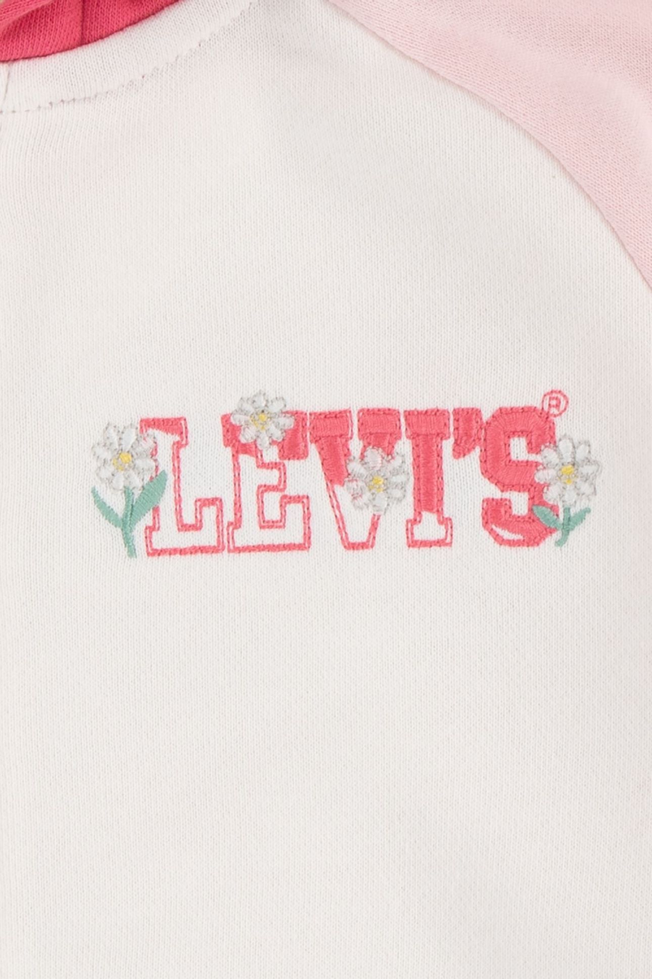 GIRLS FULL ZIP UP HOODIE HONEYSUCKLELEVIS 4