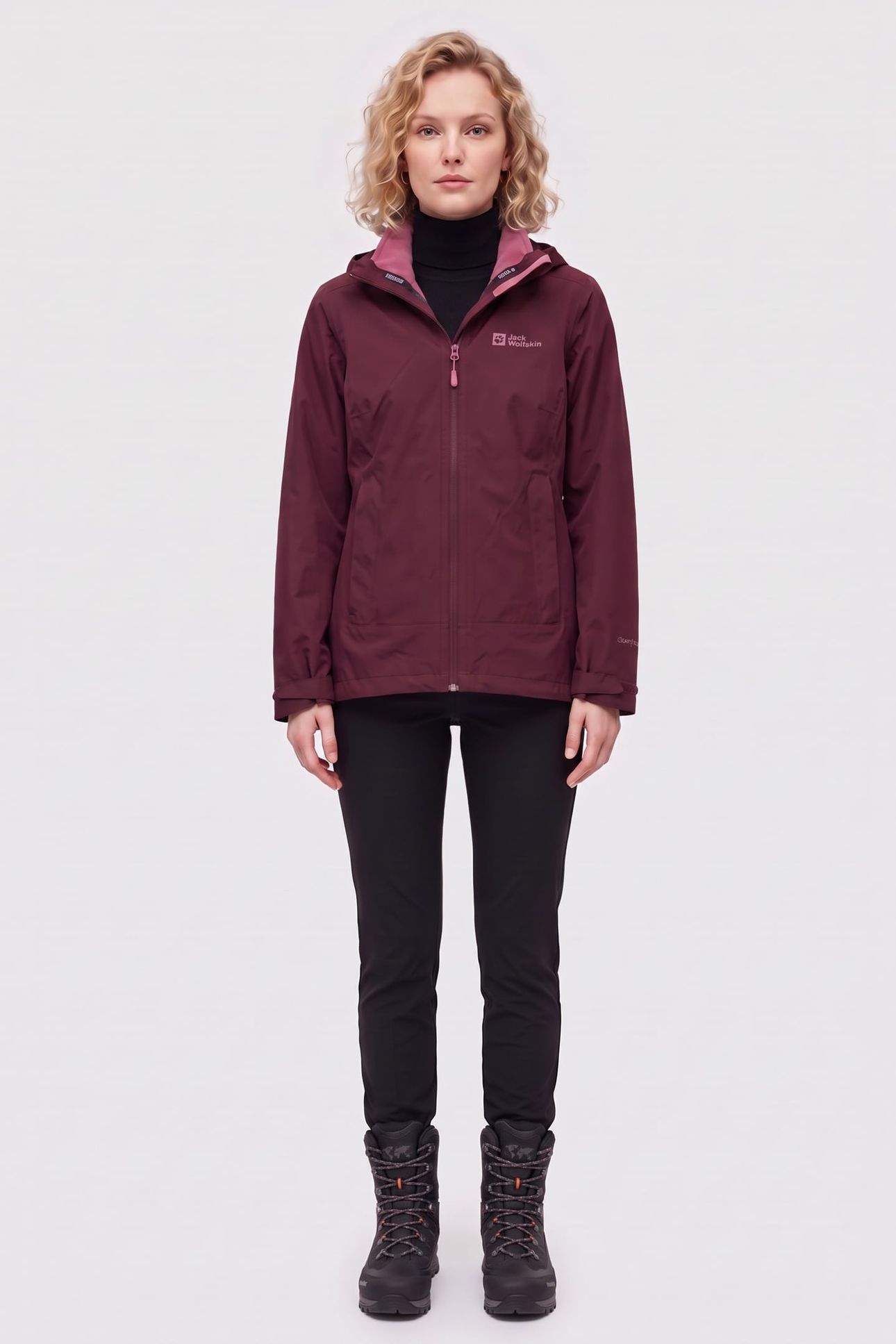 MOONRISE 3IN1 JACKET AMARANTH 1