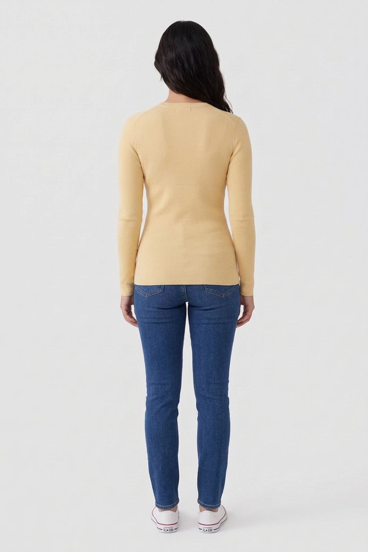 TINT COTTON SWEATER YELLOW 2