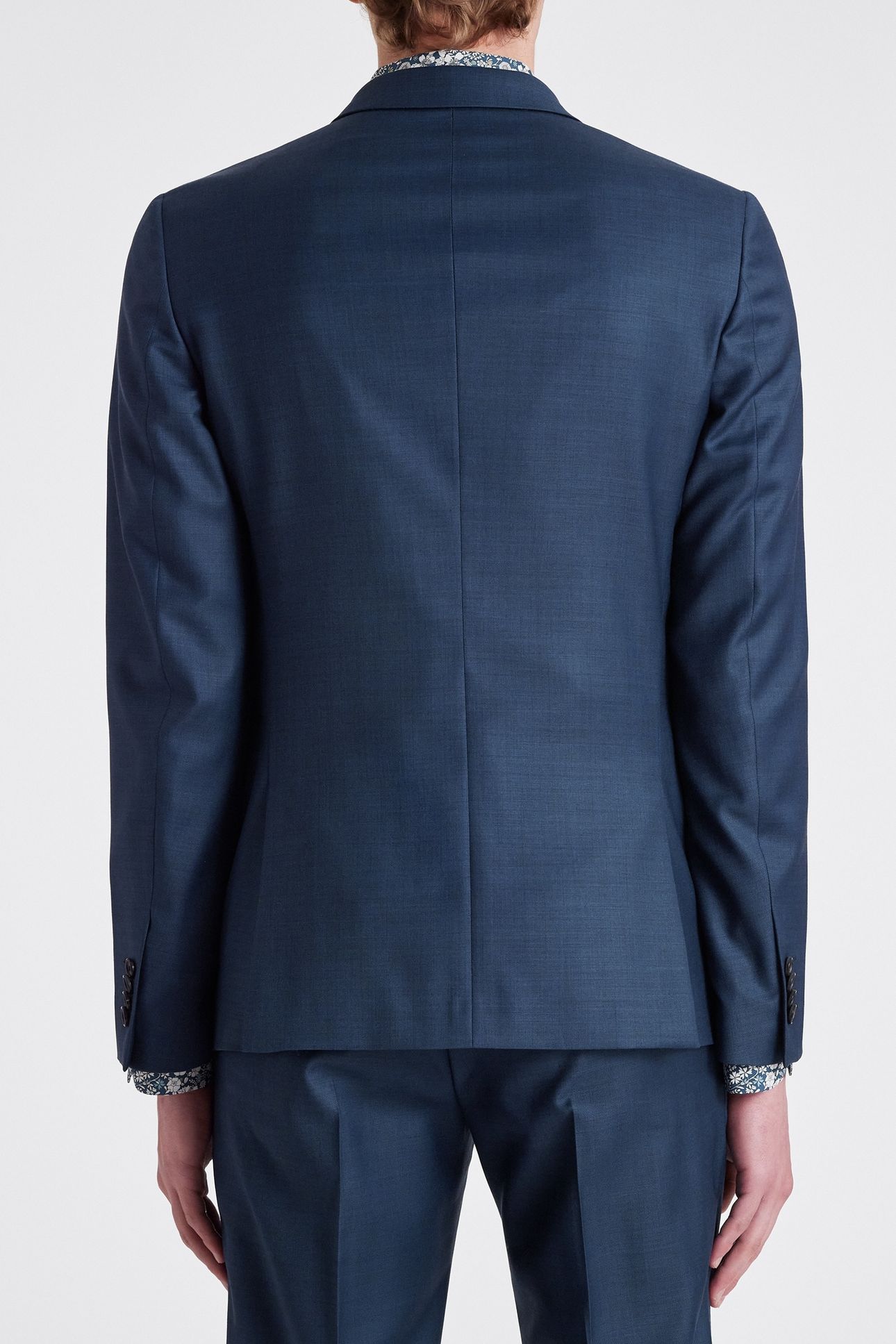 MENS SLIM FIT 2BTN SUIT INKY BLUE 3