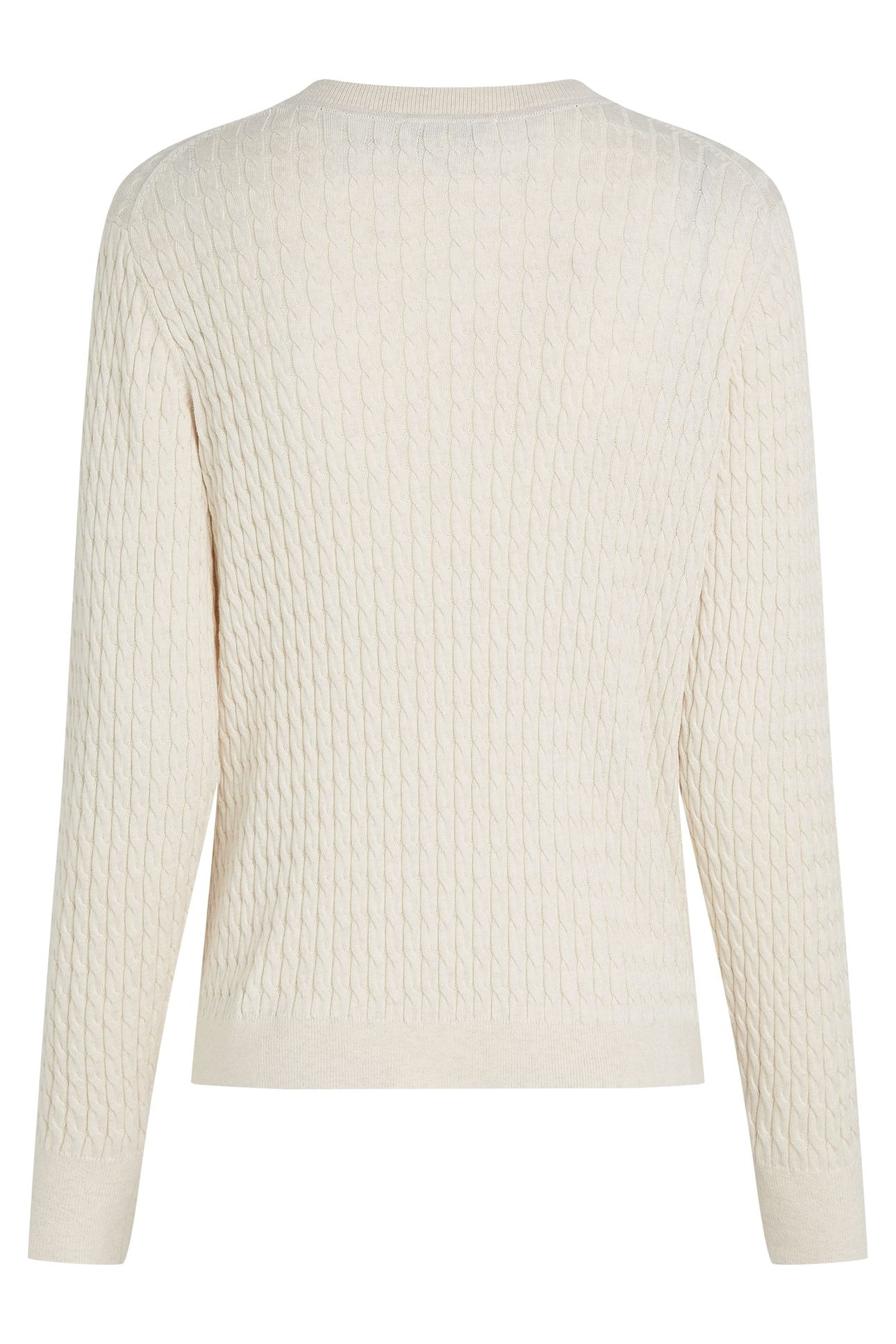 COTTON CABLE FINE GG IVORY PETAL HEATHER 7