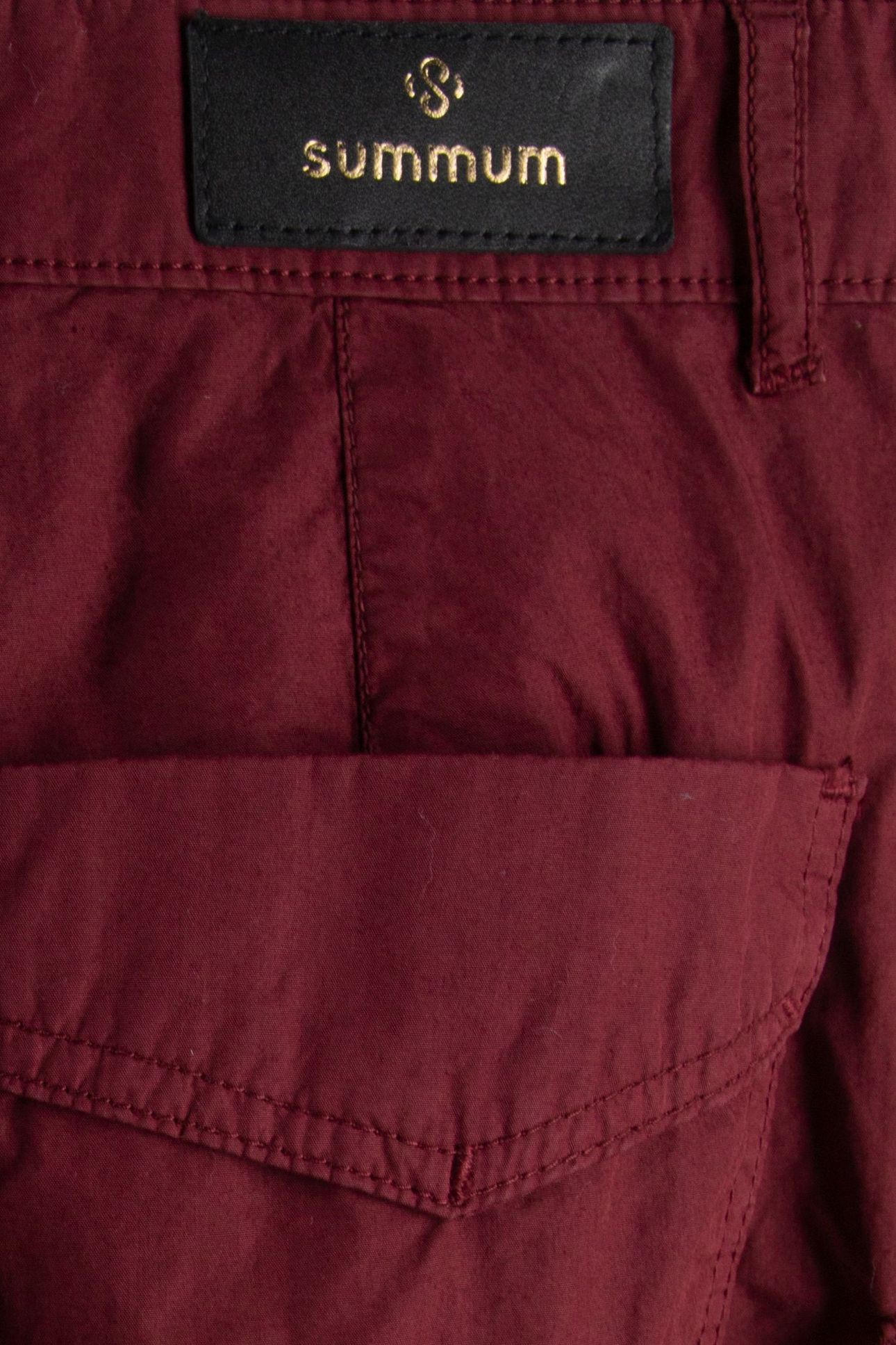 LOOSE CARGO PANTS LT CRISPY PLAIN WEAVE CASSIS 5