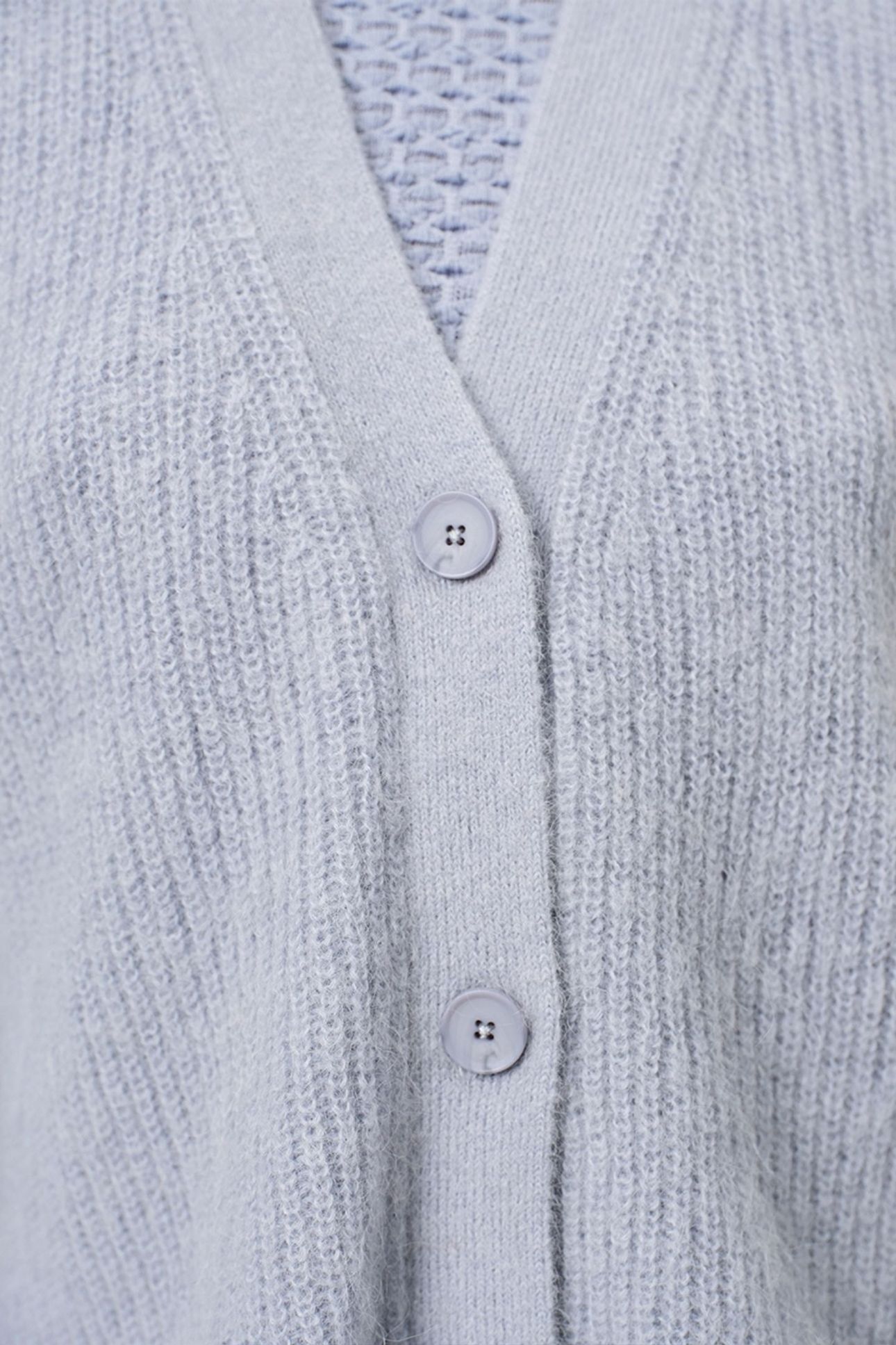 UTAH CROPPED CARDIGAN ICED BLUE 4