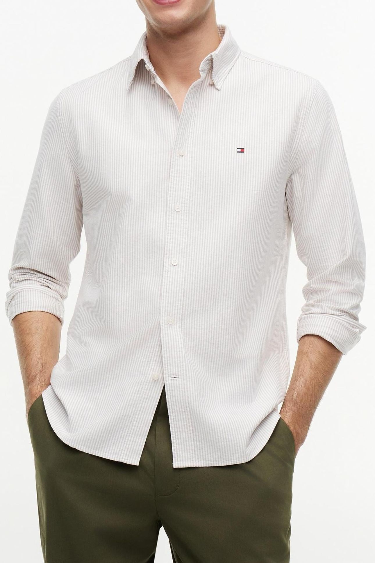 HERITAGE OXFORD STRIPE SAFARI CANVAS/STRIPE 1