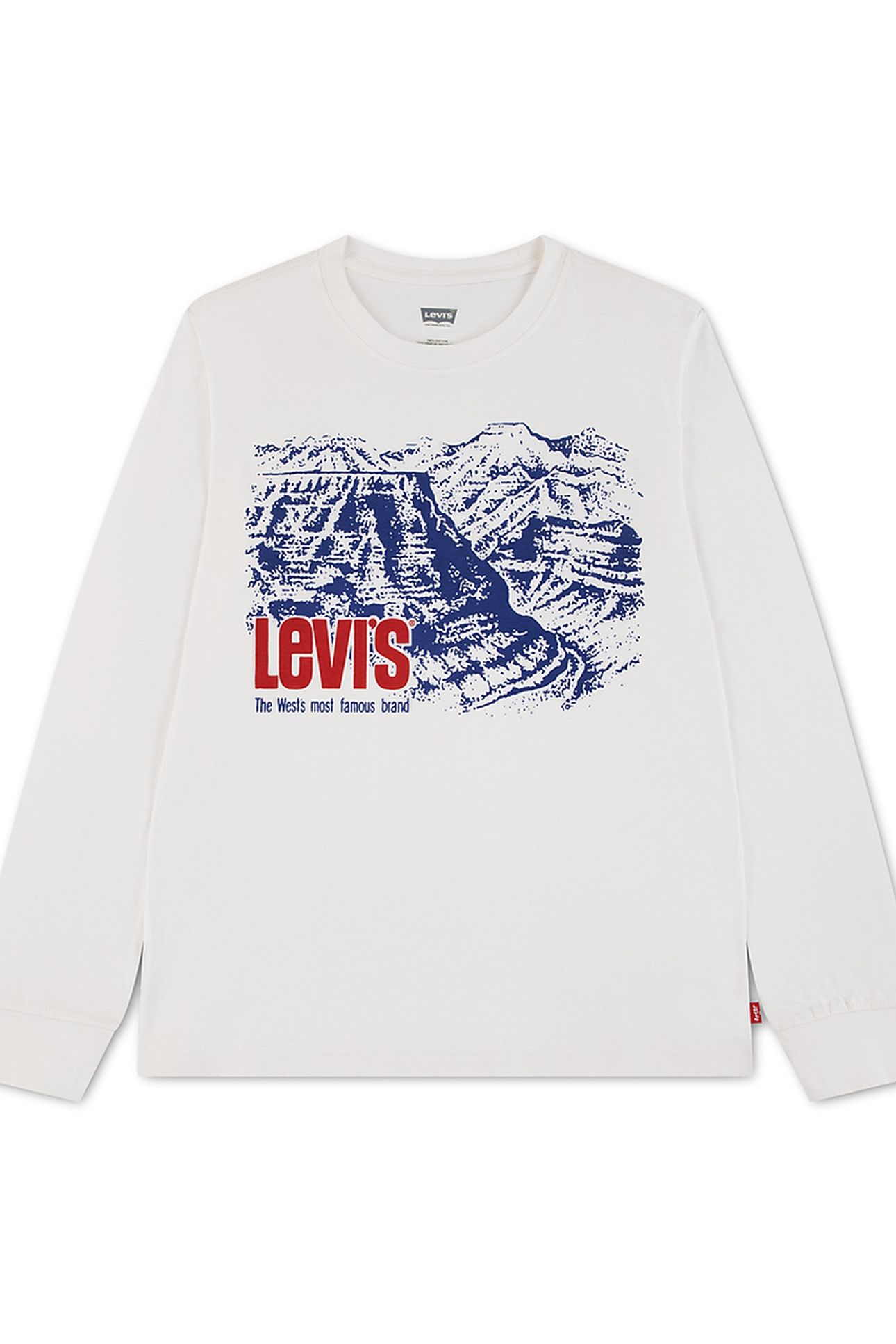 BOYS CANYON LS TEE EGRET 1