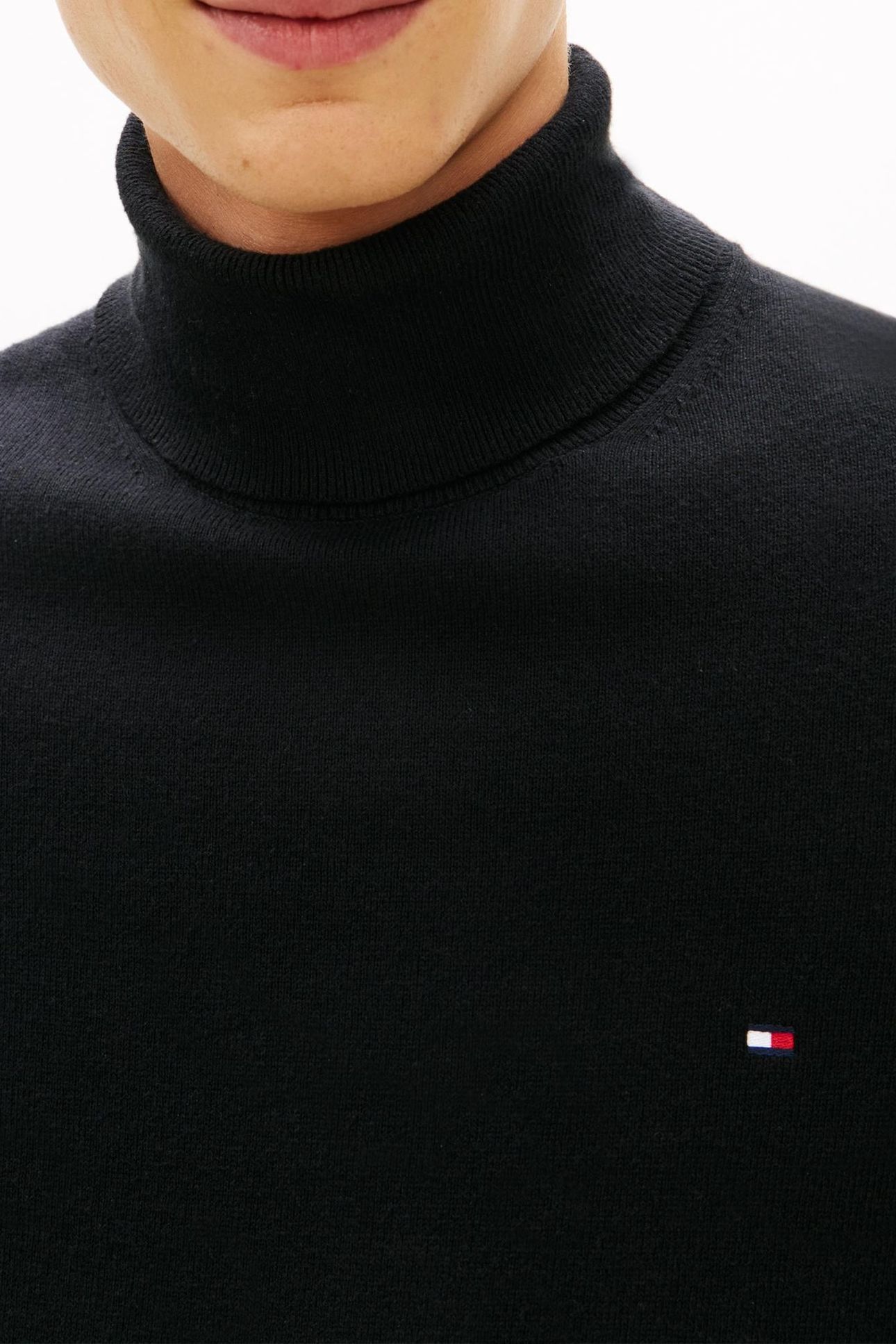PIMA COTTON CASHMERE SWEATER BLACK 7