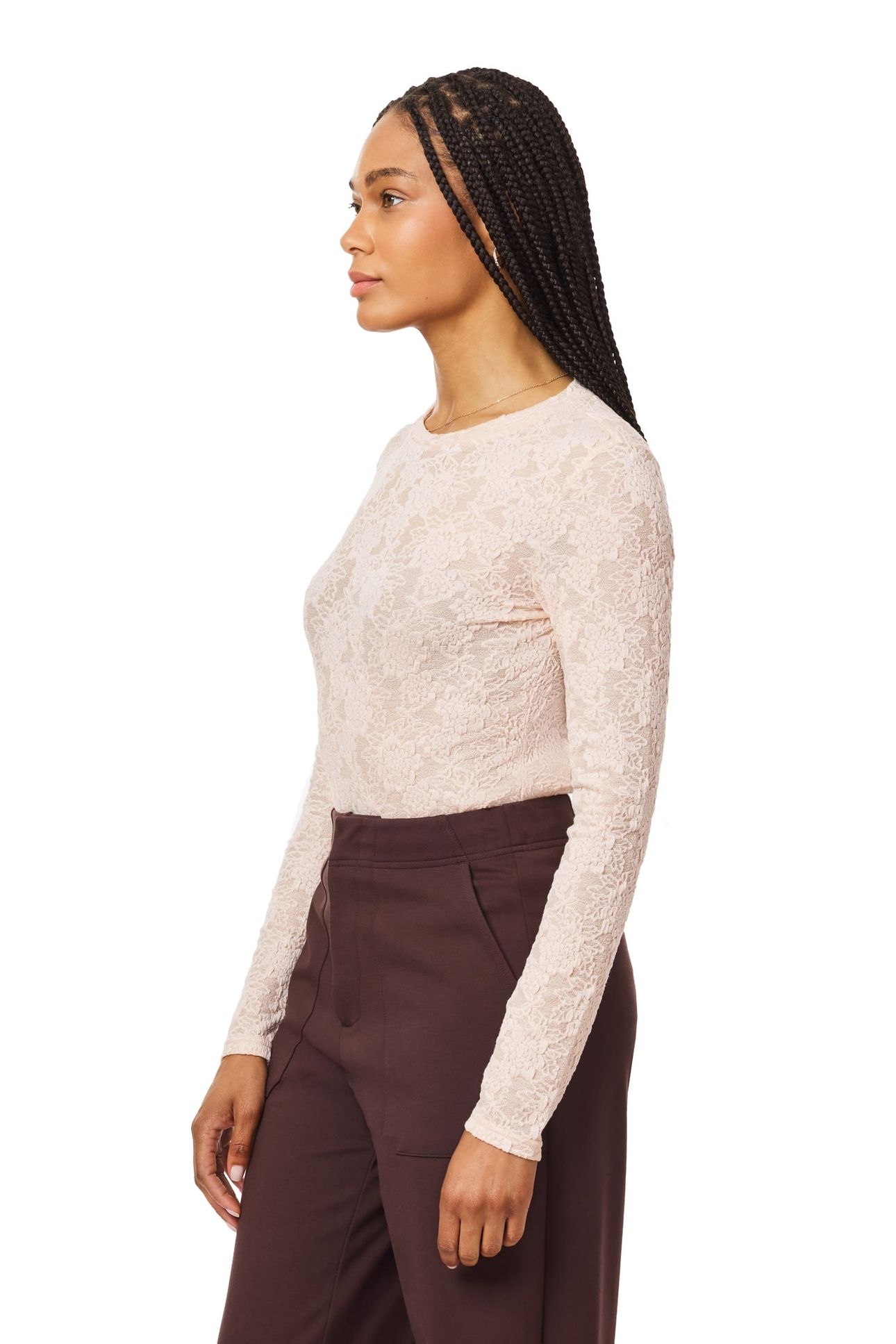 CREW NECK TOP BLUSH 6