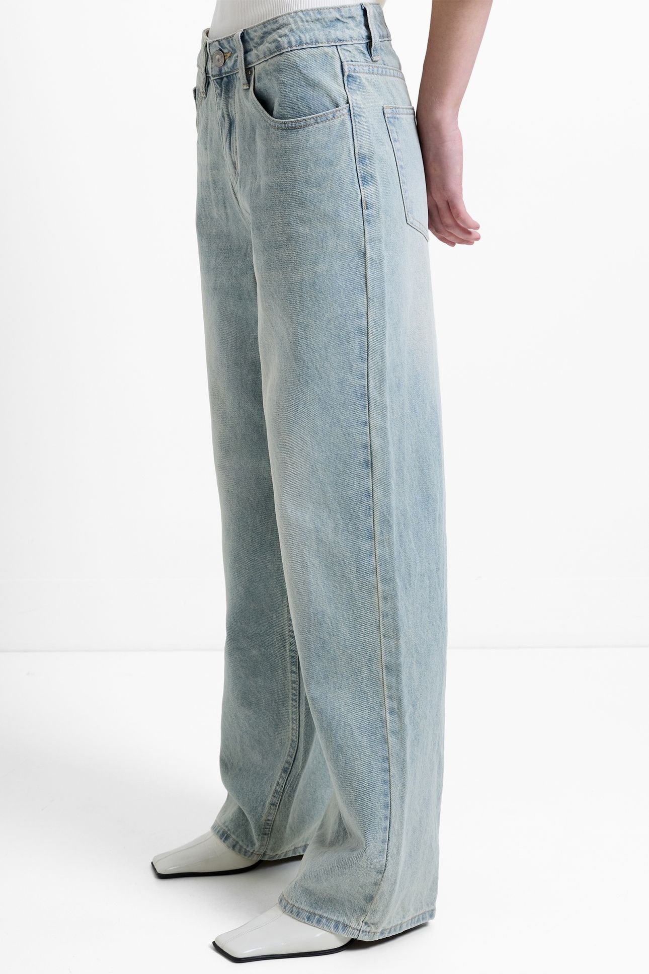 DALLAS DENIM STRAIGHT LEG JEAN BLUE BEIGE 3