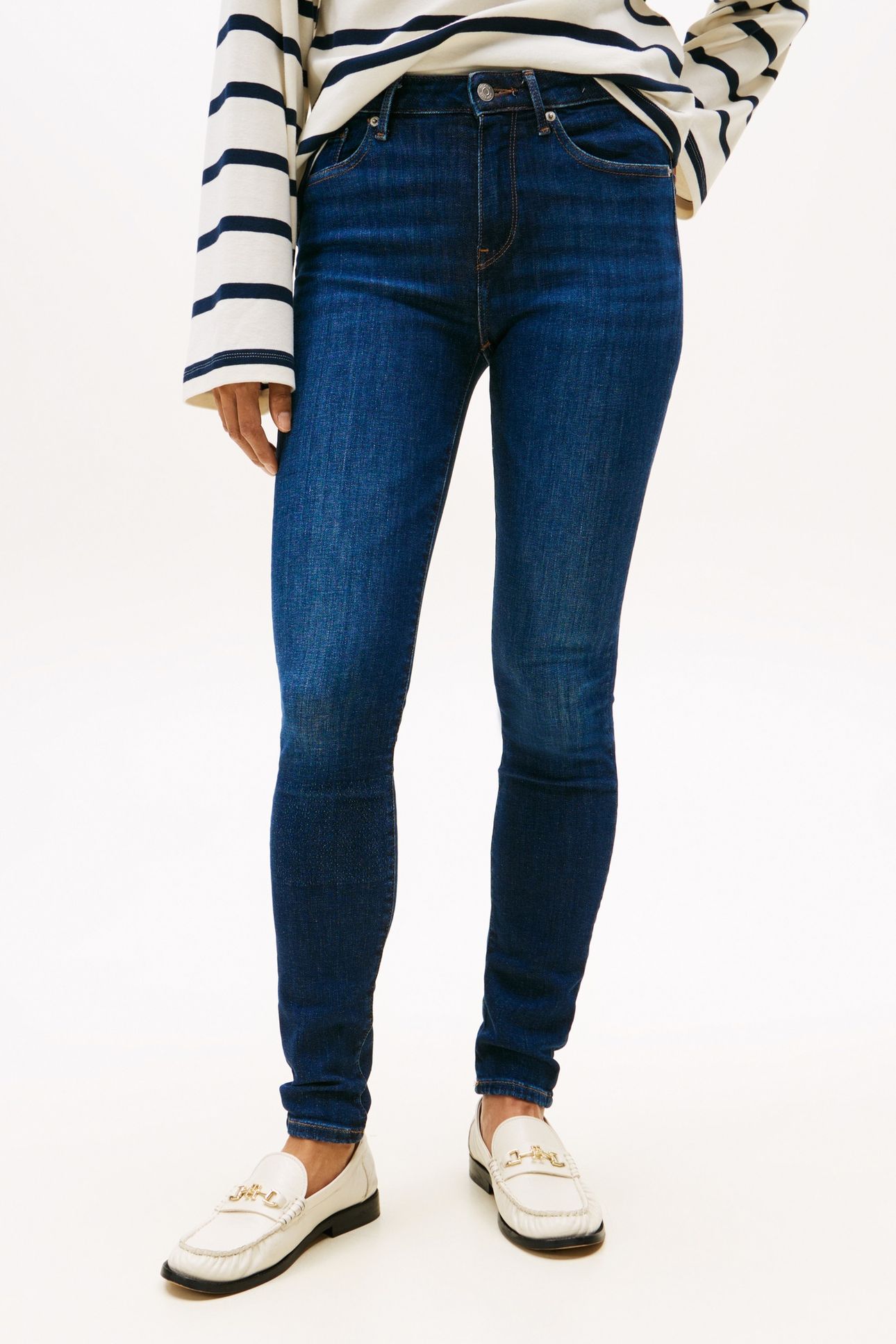 NOS COMO SKINNY MEDIUM RISE NOS DARK BLUE 2