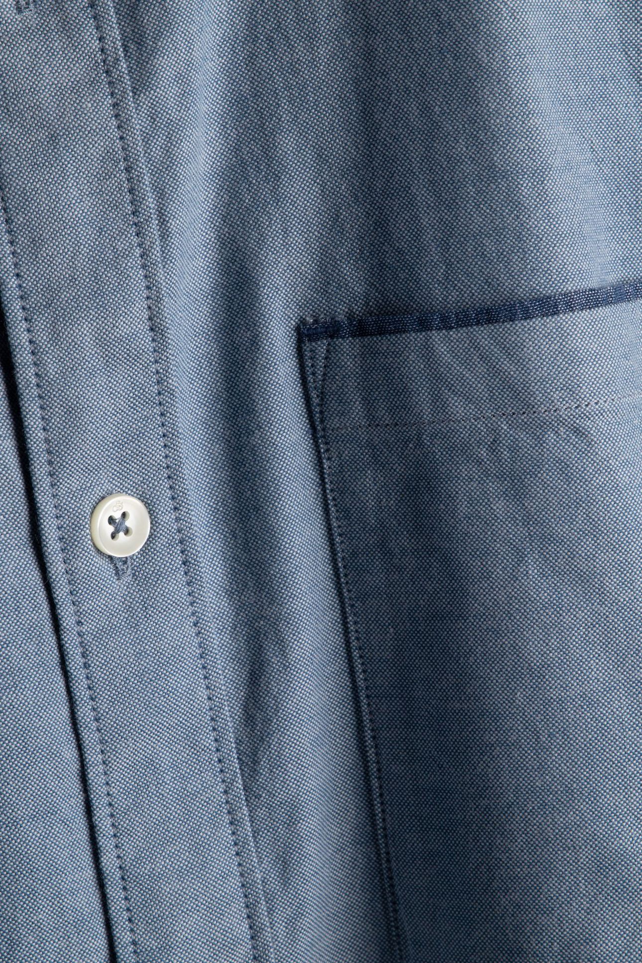 OXFORD REGULAR-FIT CONTRAST SHIRT DARK BLUE 4