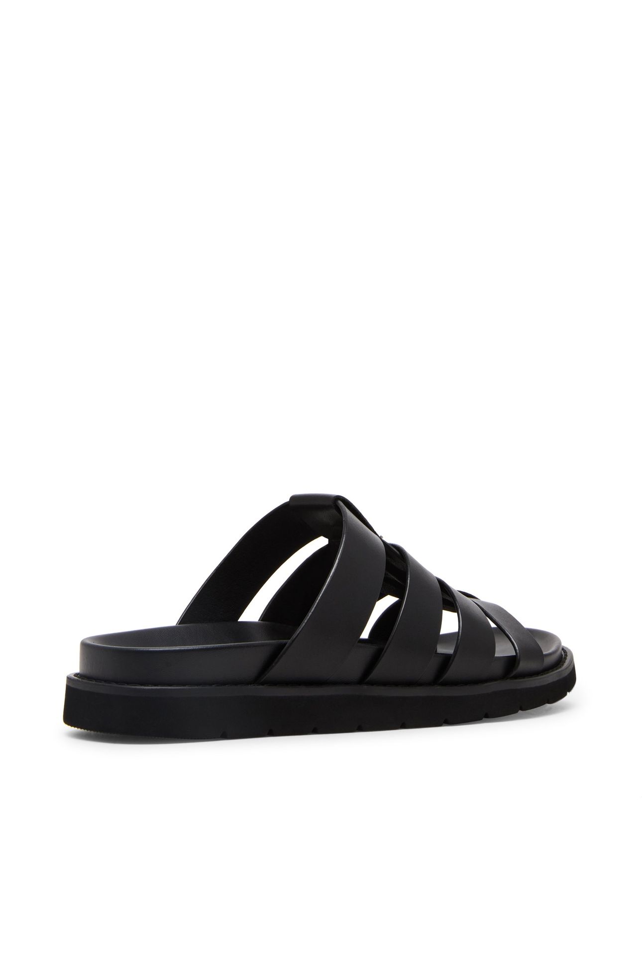 ANKARA SANDALS BLACK LEATHER 4