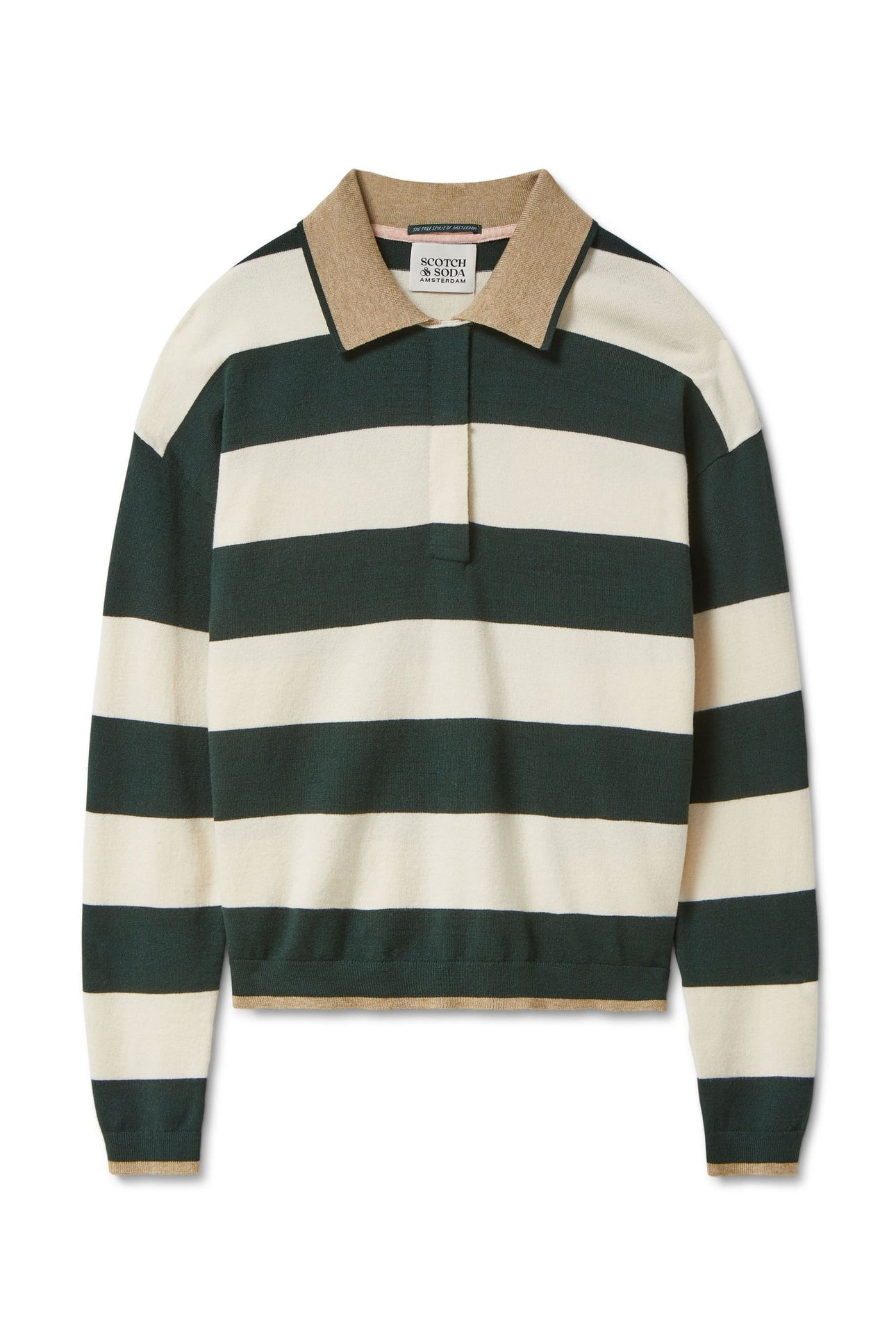 POLO SWEATER SCARAB/ANTIQUE WHITE 4