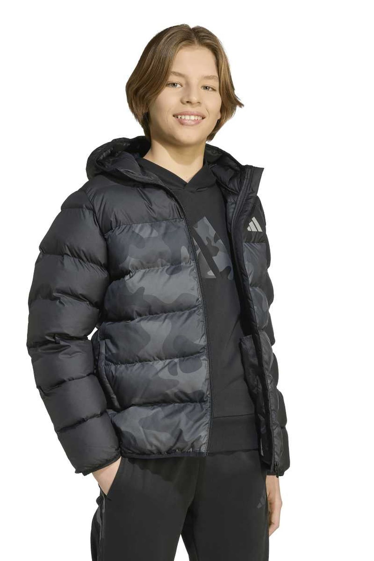 JUNIOR SD AOP JACKET BLACK 1