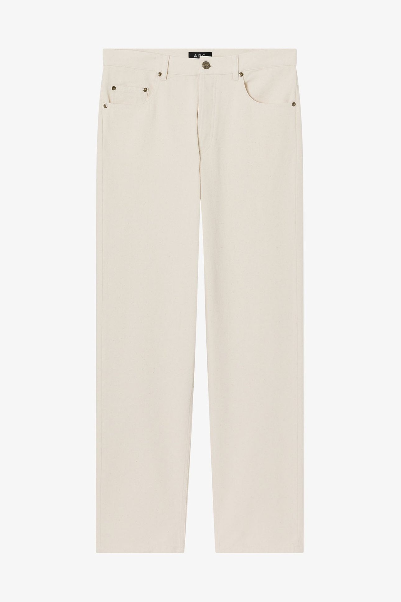 UNISEX JEANS FAIRFAX ECRU 4