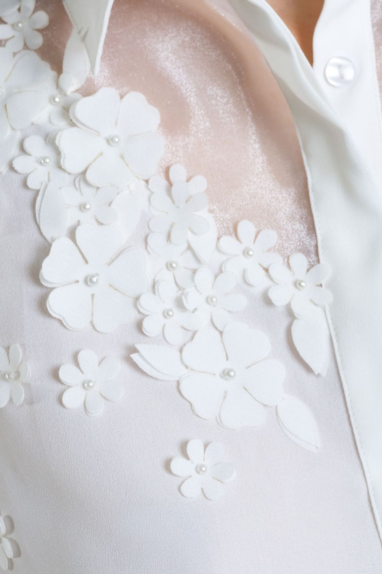 MILA GGT 3D FLORAL SHIRT SUMMER WHITE 4