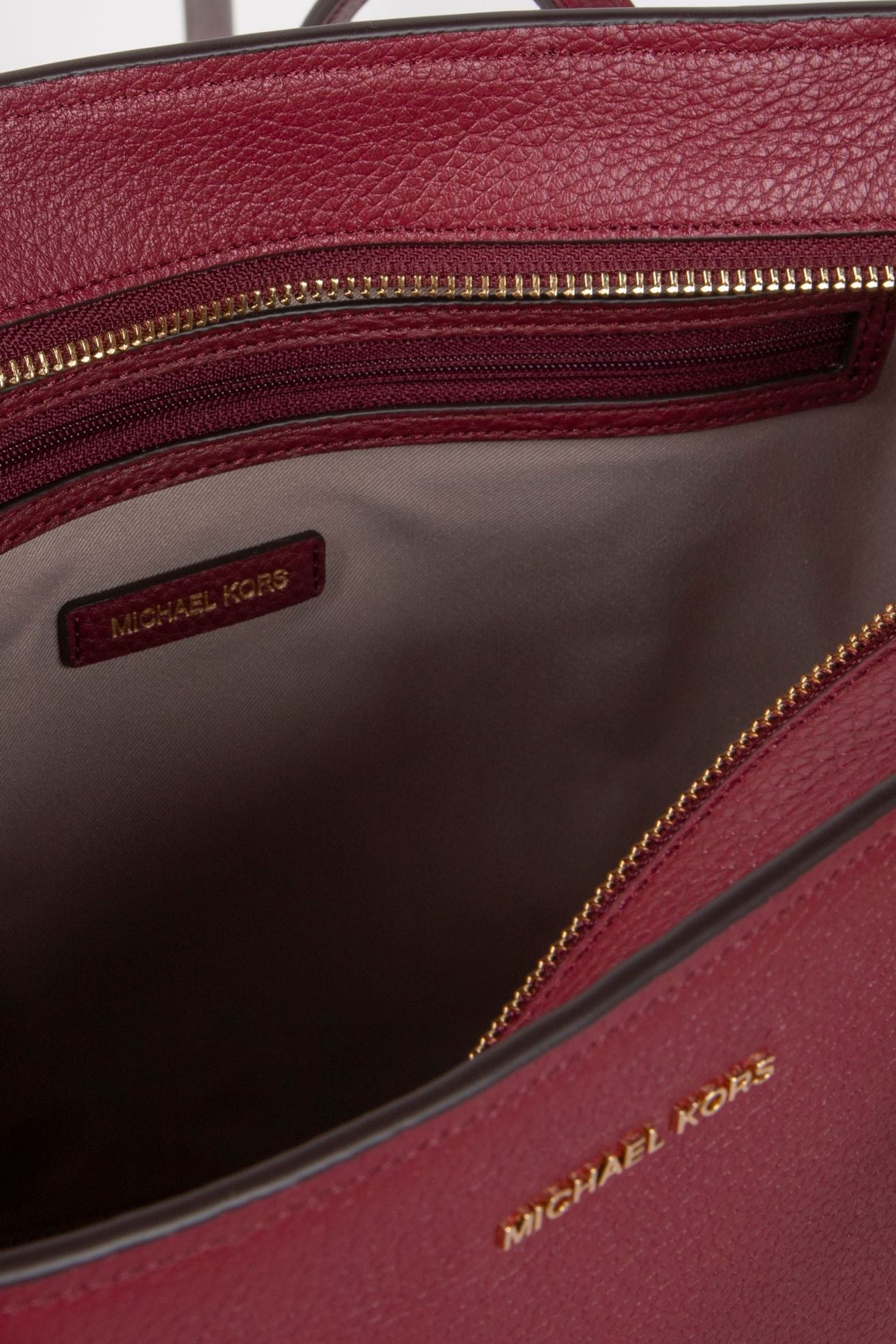 MEDIUM TOP ZIP TOTE MULBERRY 5