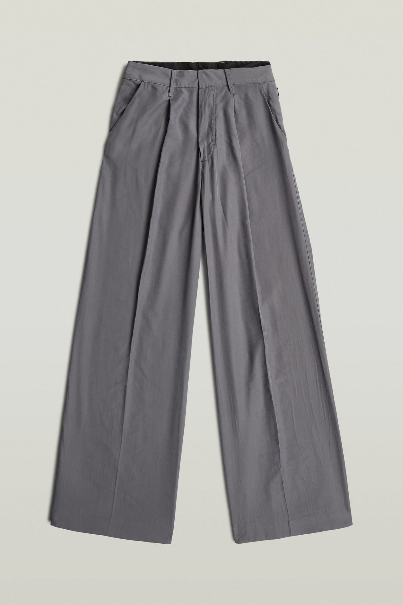 FLUID WIDE LEG PANTS GREY 4