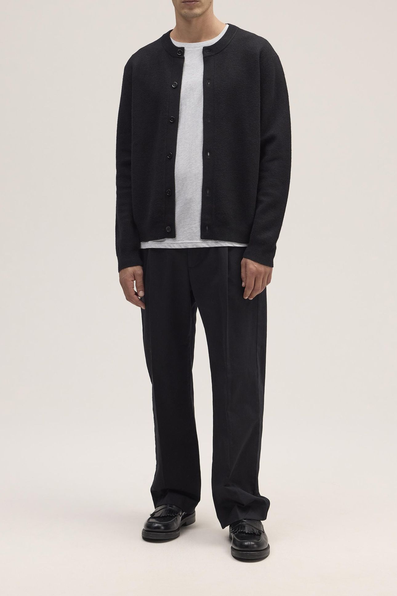 JASPER CREW CARDIGAN 60017 BLACK 3